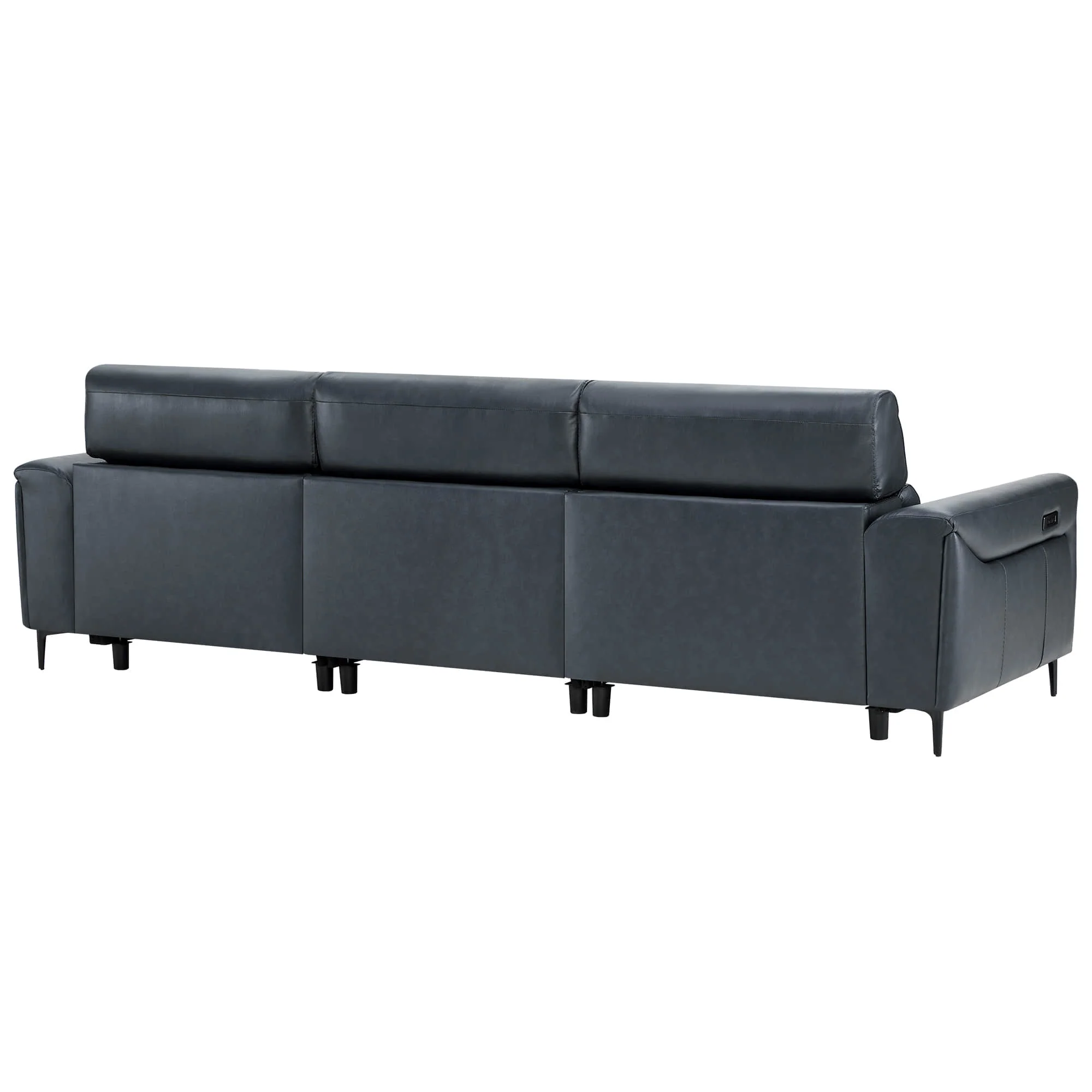 Murphy Premium Dual-Motor Genuine Leather Zero-Wall Power Reclining Sofa - Image 42
