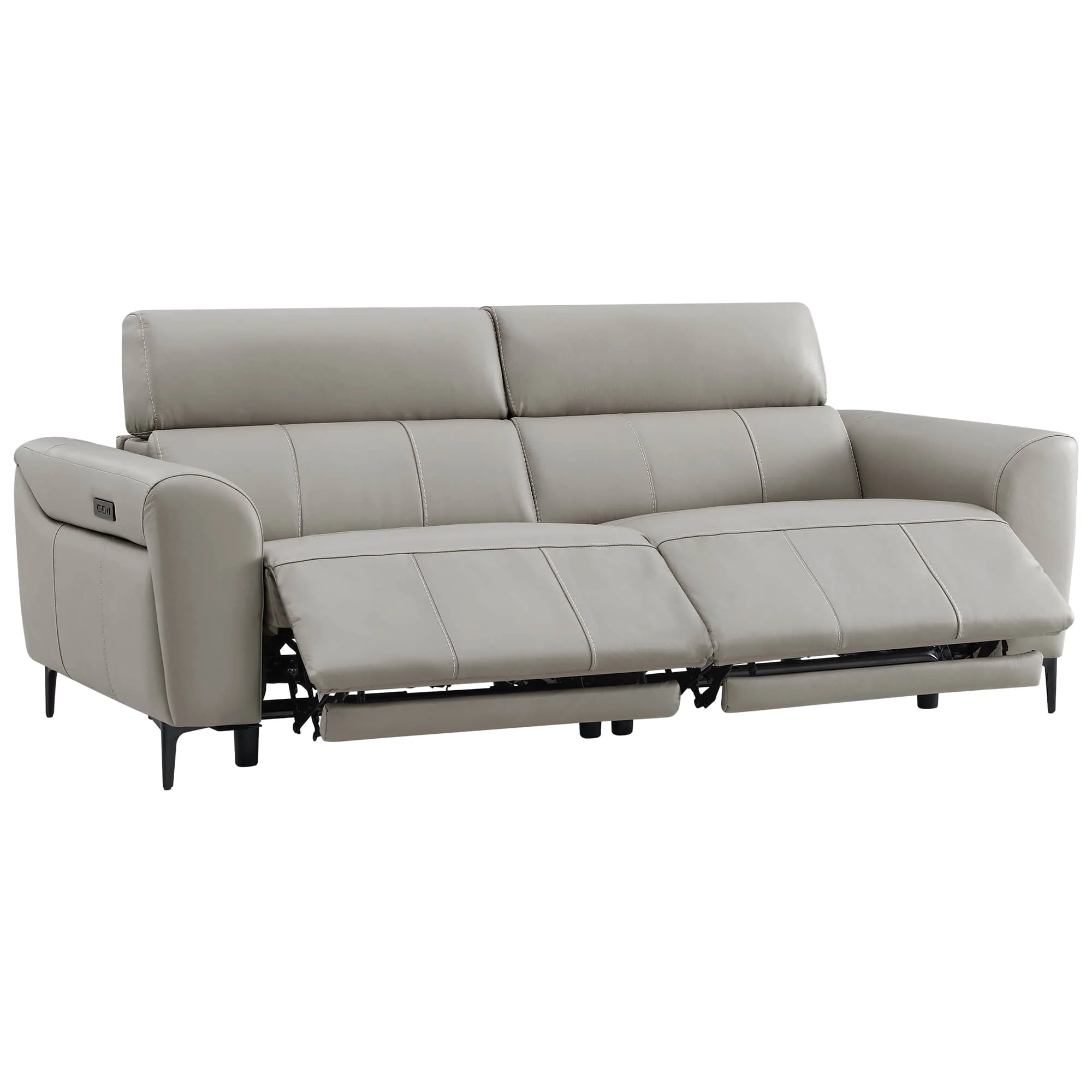 Murphy Premium Dual-Motor Genuine Leather Zero-Wall Power Reclining Sofa - Image 49