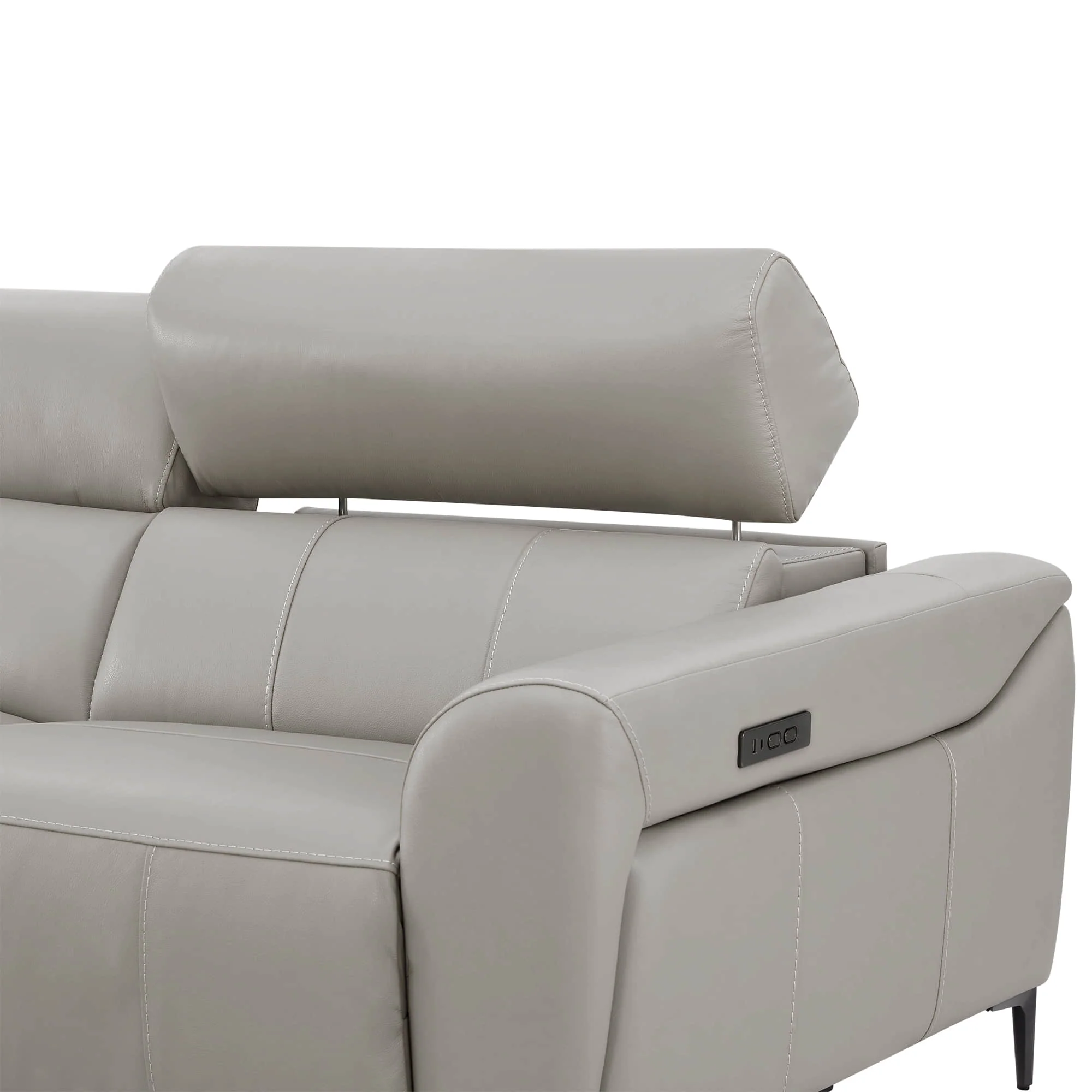 Murphy Premium Dual-Motor Genuine Leather Zero-Wall Power Reclining Sofa - Image 60
