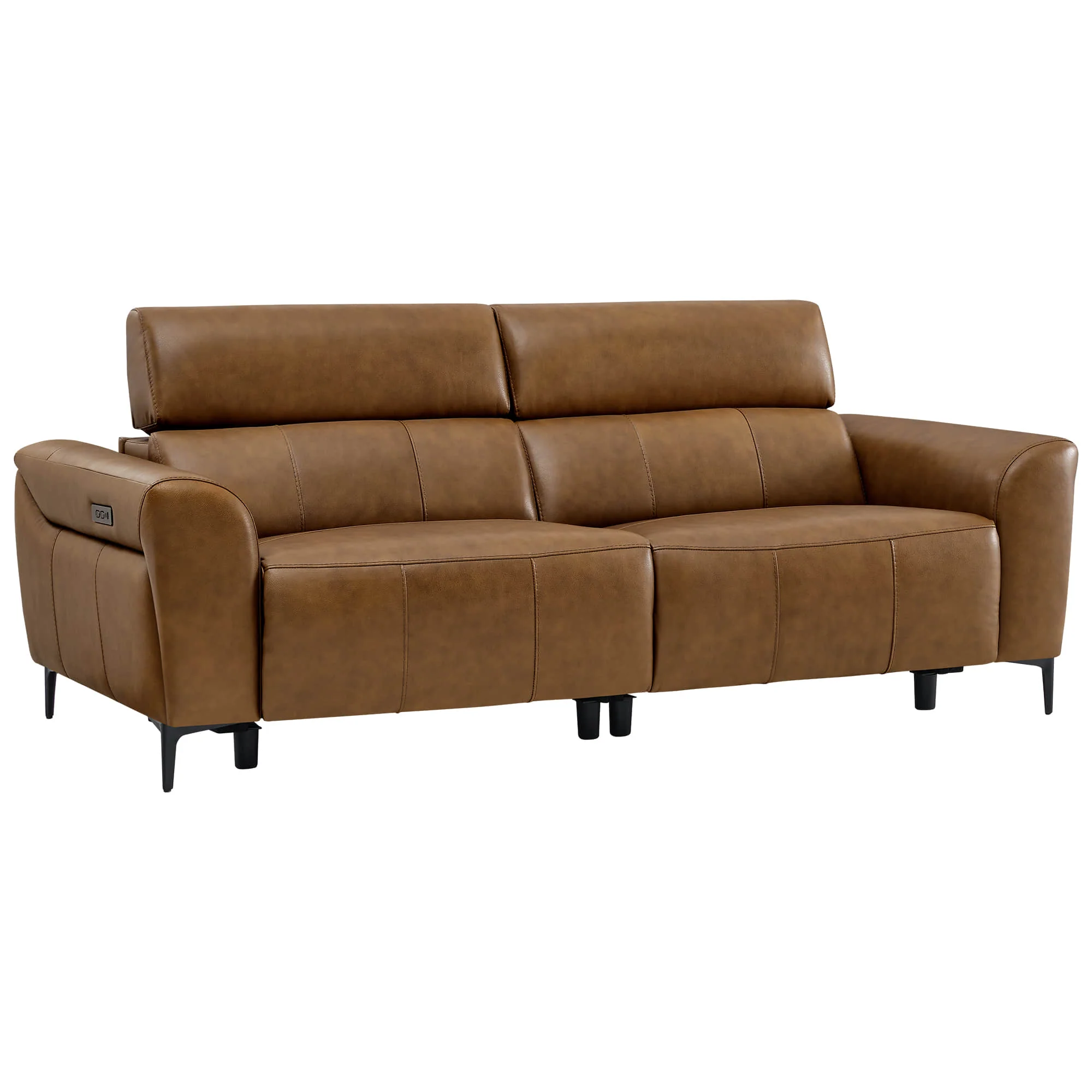 Murphy Premium Dual-Motor Genuine Leather Zero-Wall Power Reclining Sofa - Image 65