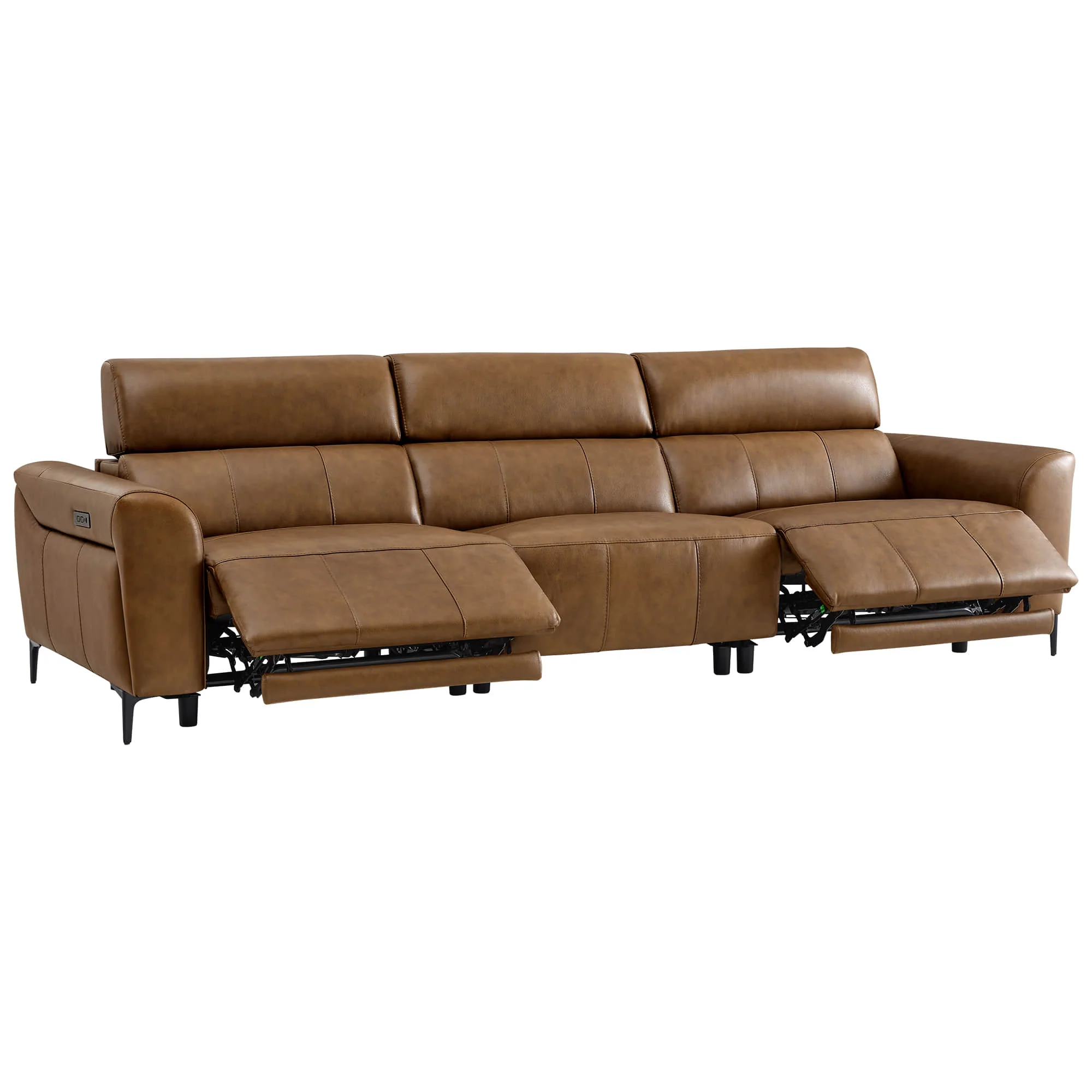 Murphy Premium Dual-Motor Genuine Leather Zero-Wall Power Reclining Sofa - Image 70