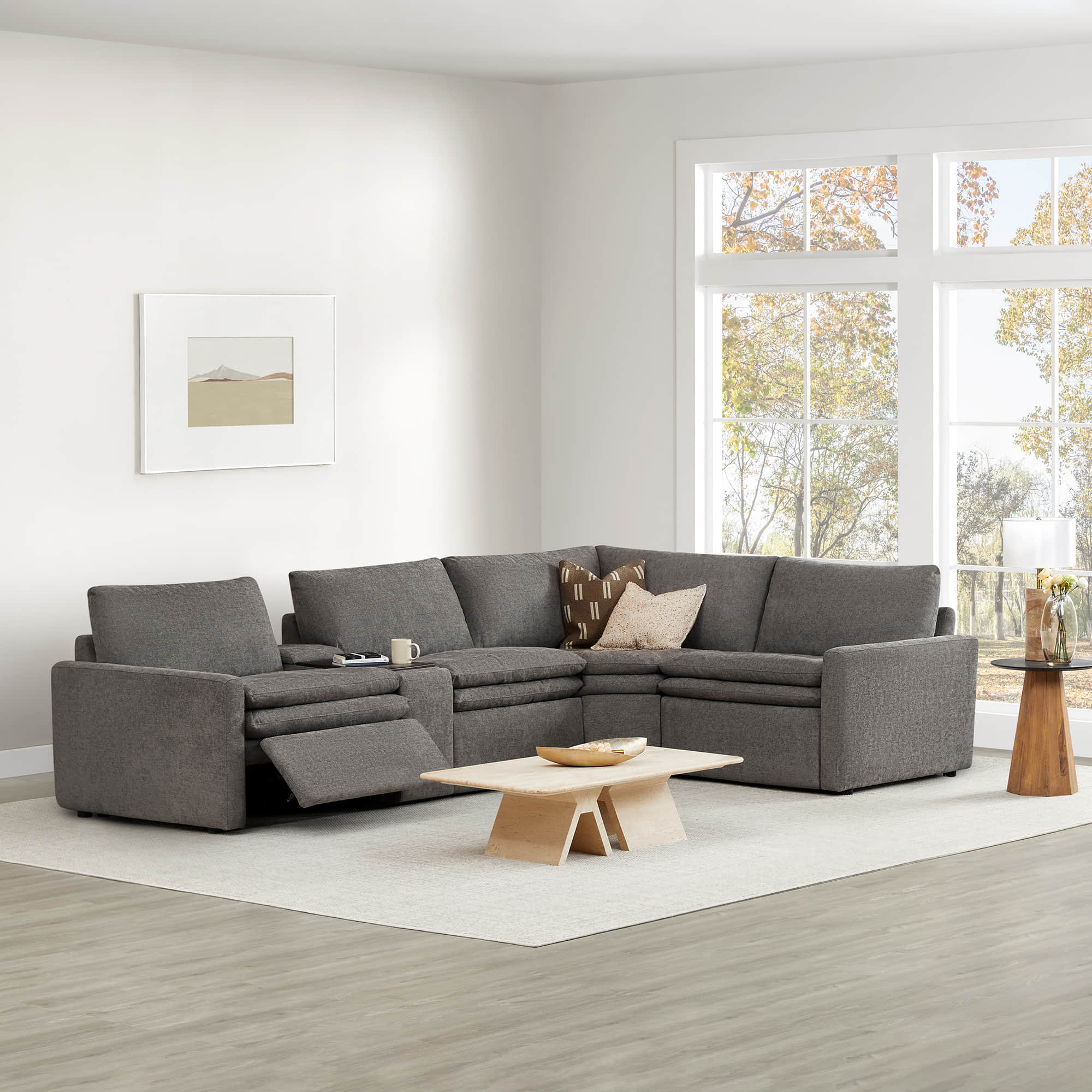 Ohana 4-Seat Zero Gravity Modular Reclining Sofa - Image 58
