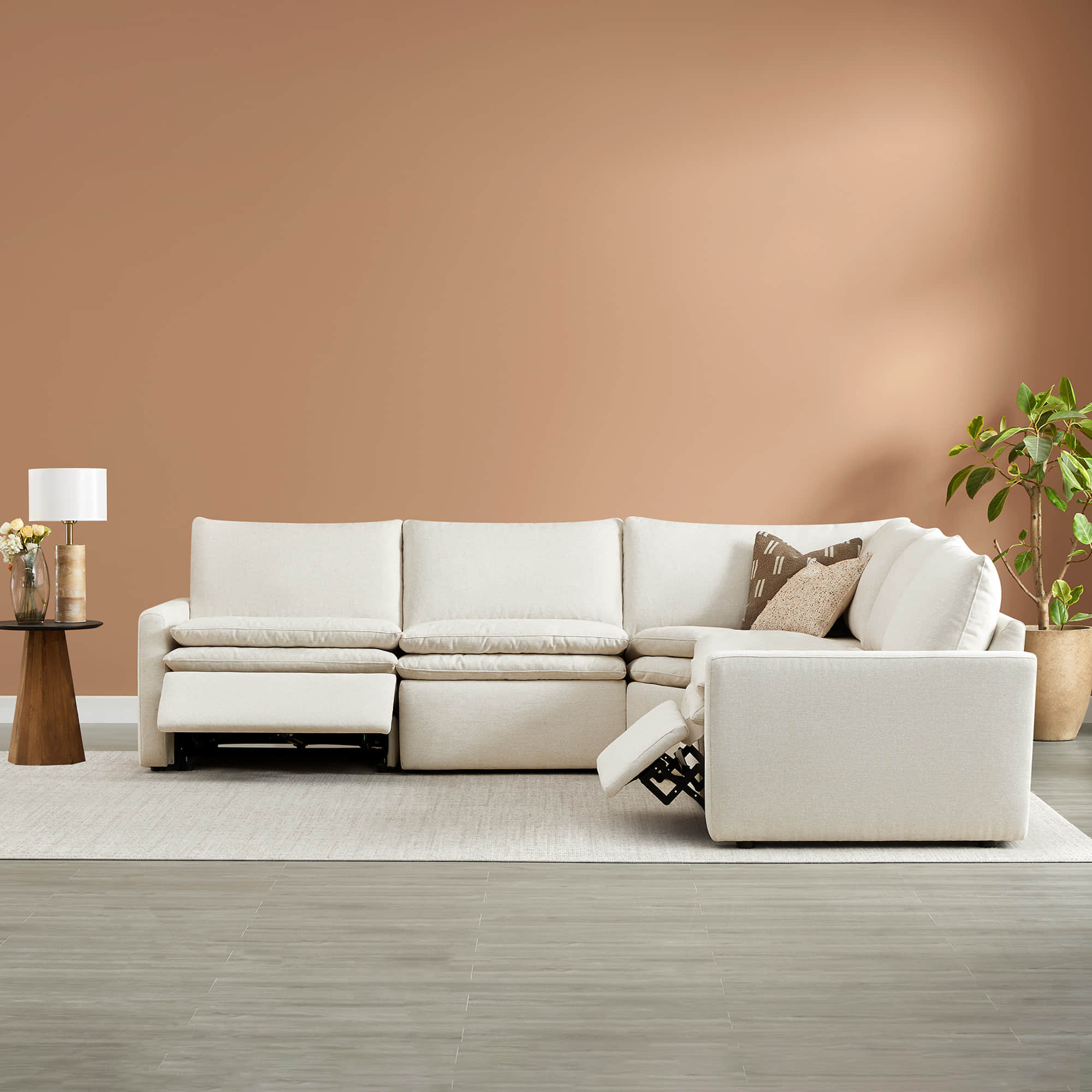 Ohana 5-Seat Zero Gravity Modular Reclining Sofa - Image 72