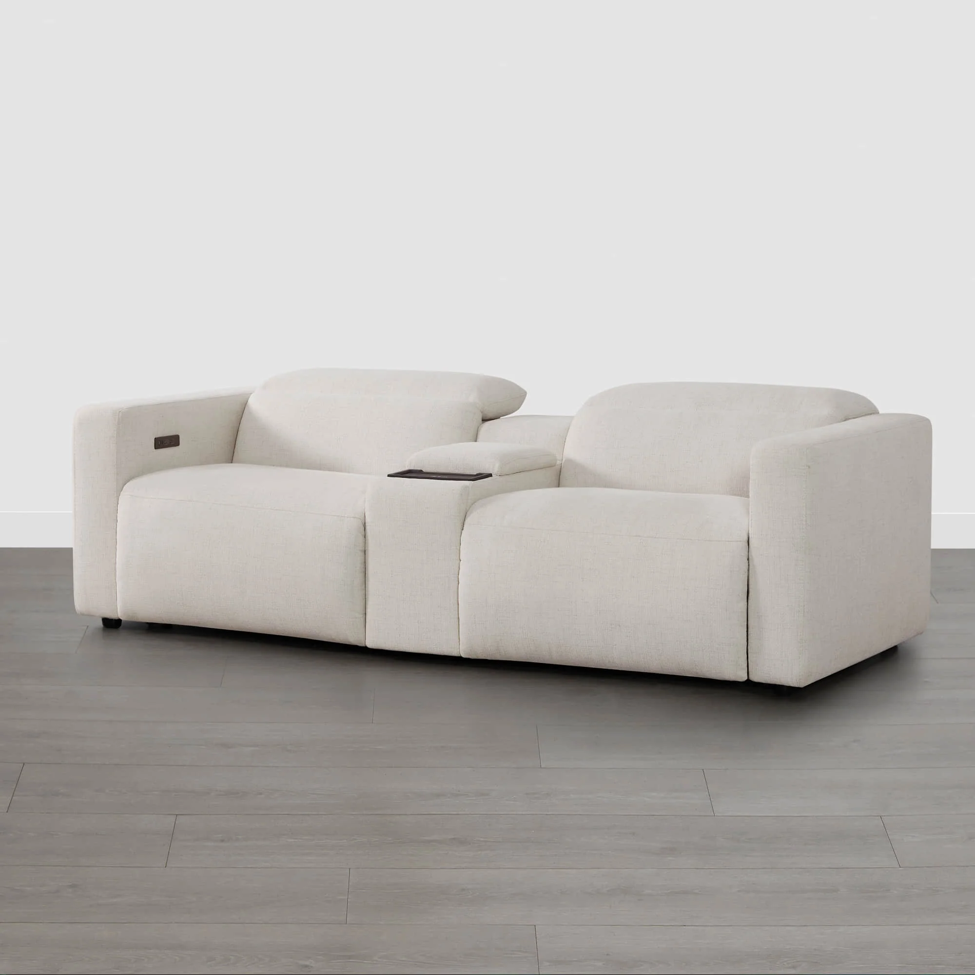 Oliver 2-Seat Wall-hugger Reclining Sectional Sofa with Power Headrest - Image 16