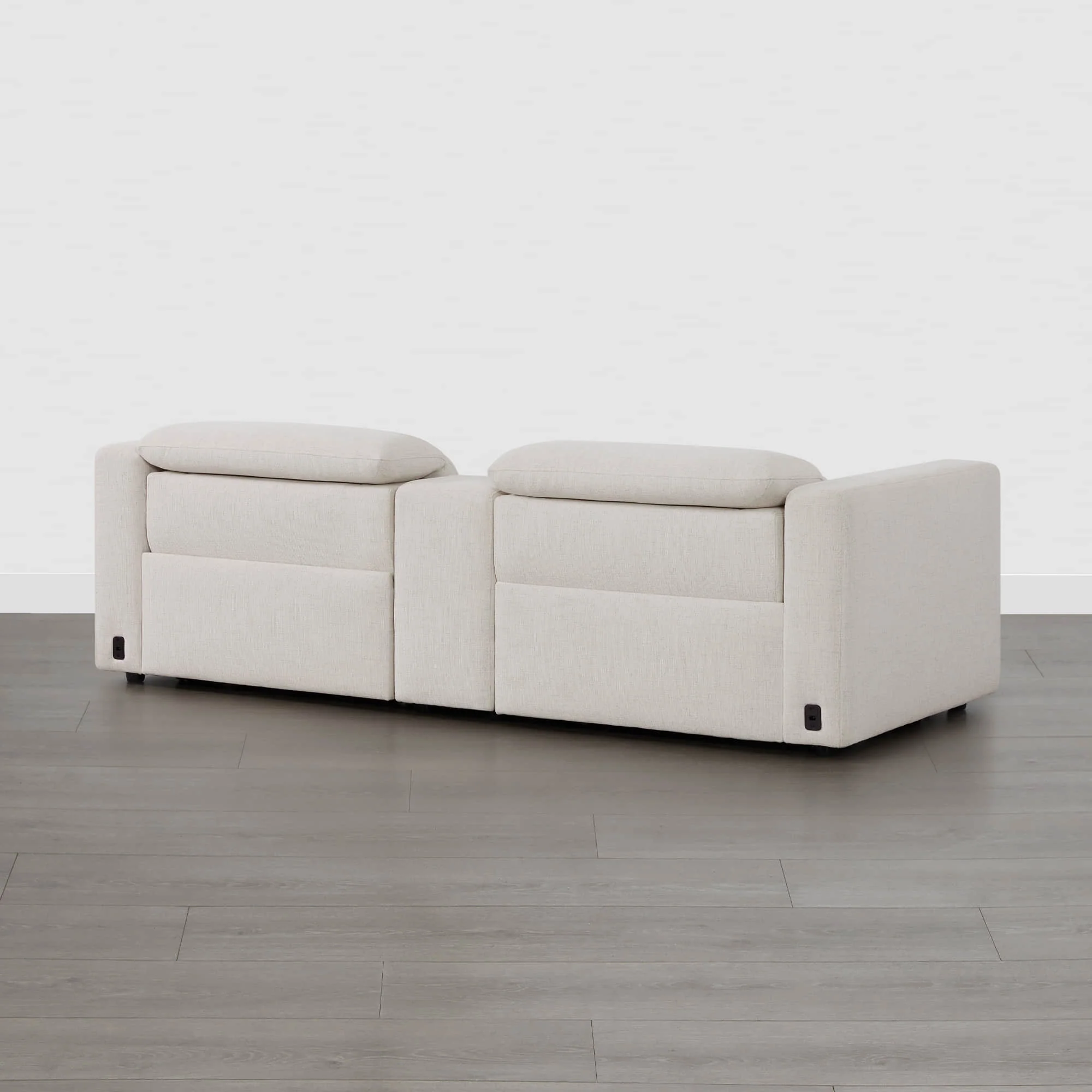 Oliver 2-Seat Wall-hugger Reclining Sectional Sofa with Power Headrest - Image 18