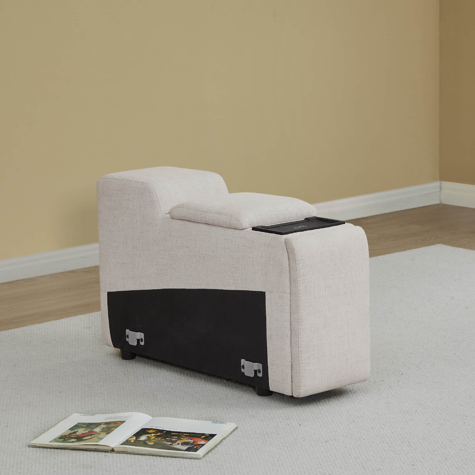 Oliver 3-Seat Wall-hugger Reclining Sectional Sofa with Power Headrest - Image 45