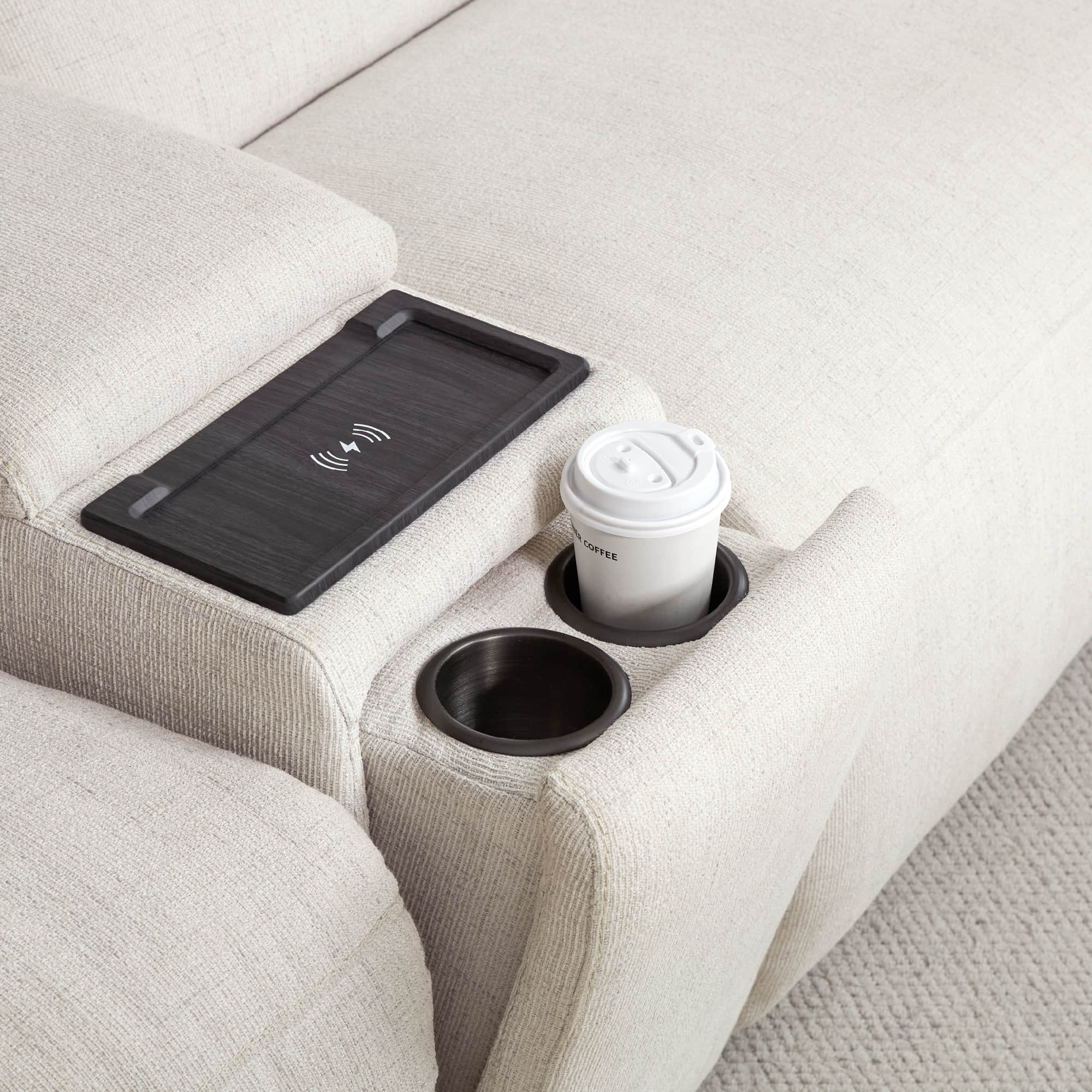 Oliver 3-Seat Wall-hugger Reclining Sectional Sofa with Power Headrest - Image 40