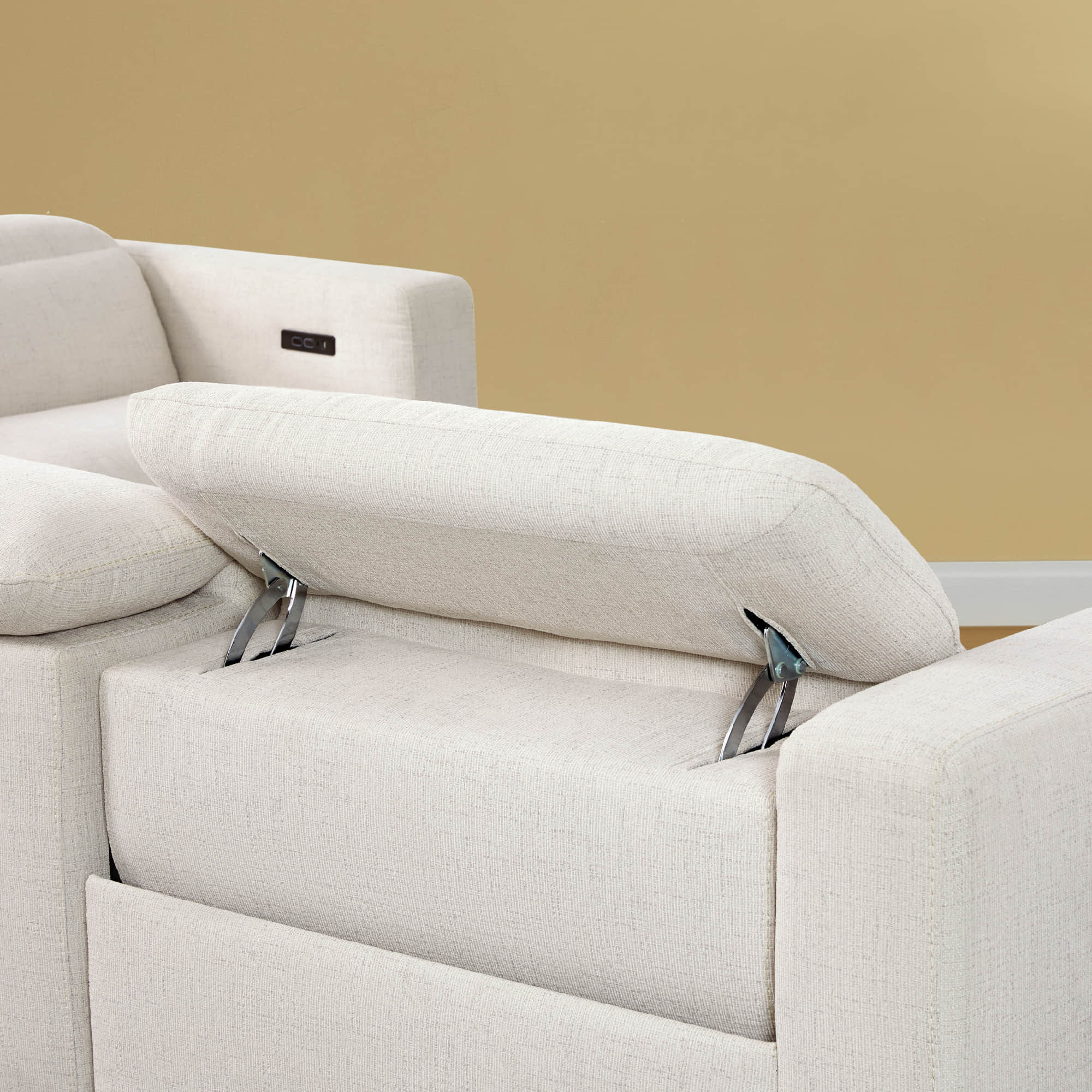 Oliver 3-Seat Wall-hugger Reclining Sectional Sofa with Power Headrest - Image 43
