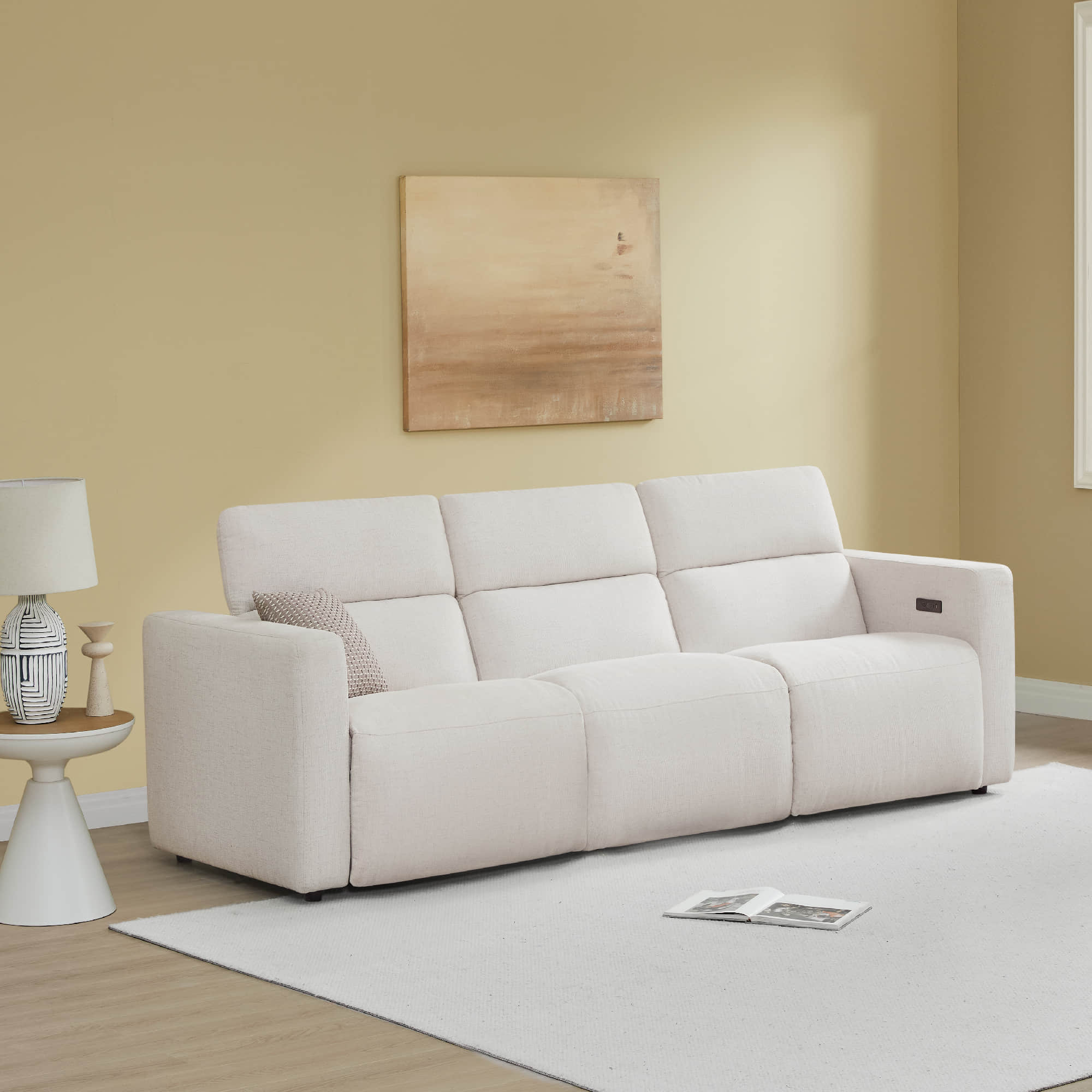 Oliver 3-Seat Wall-hugger Reclining Sectional Sofa with Power Headrest - Image 31