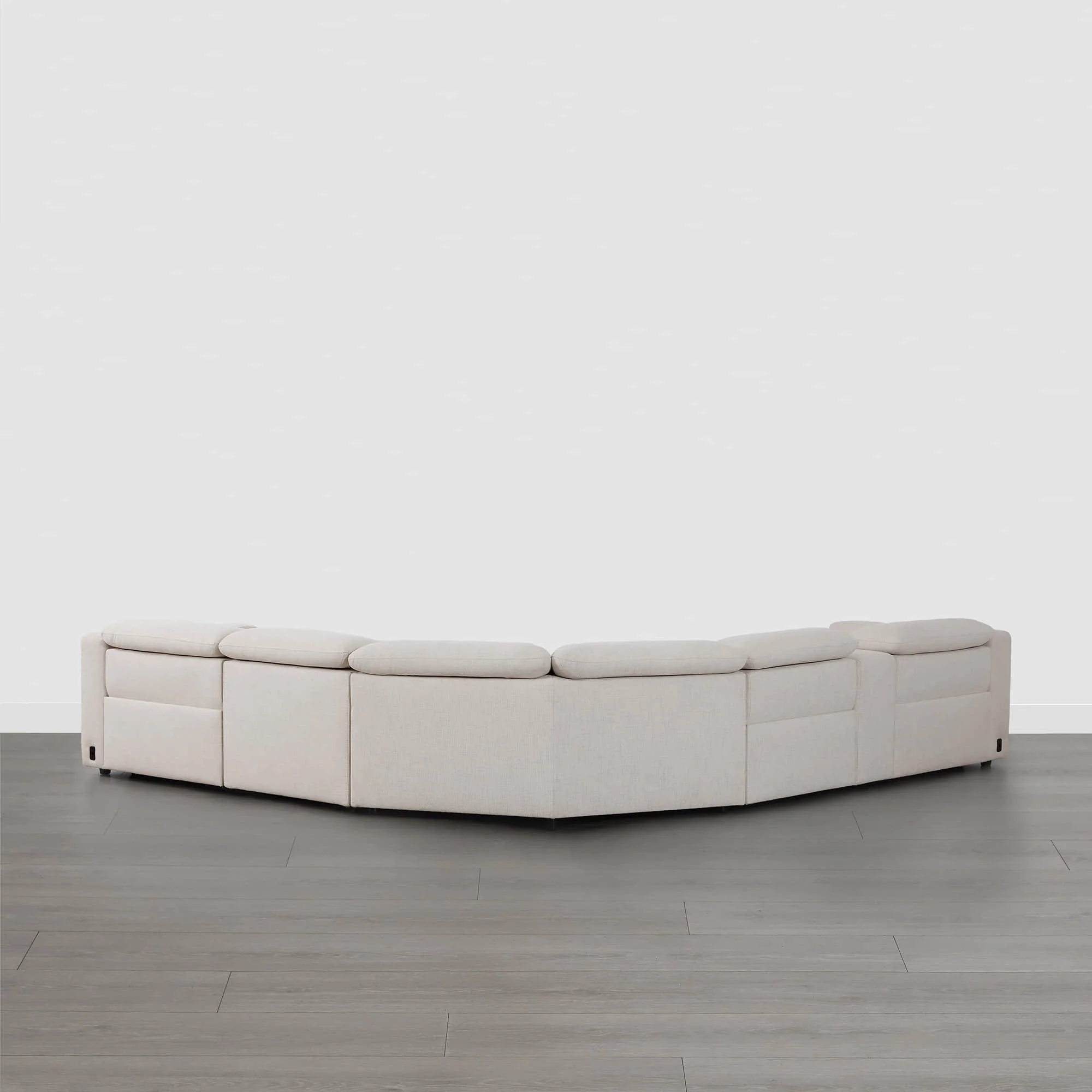 Oliver 5-Seat Wall-hugger Reclining Sectional Sofa with Power Headrest - Image 25