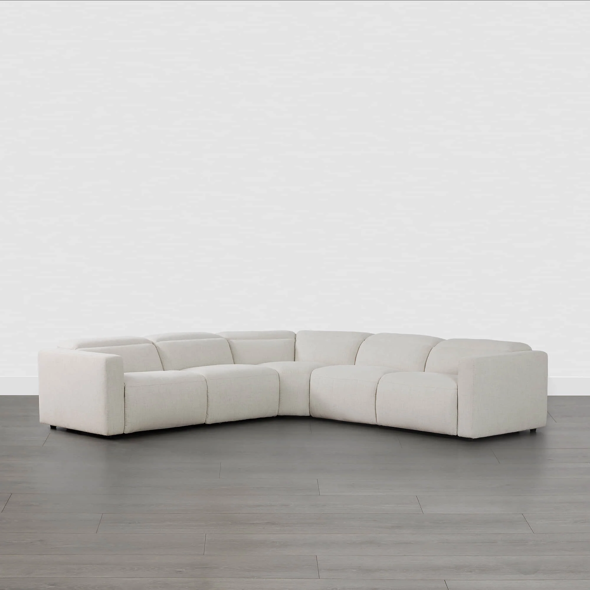 Oliver 5-Seat Wall-hugger Reclining Sectional Sofa with Power Headrest - Image 6