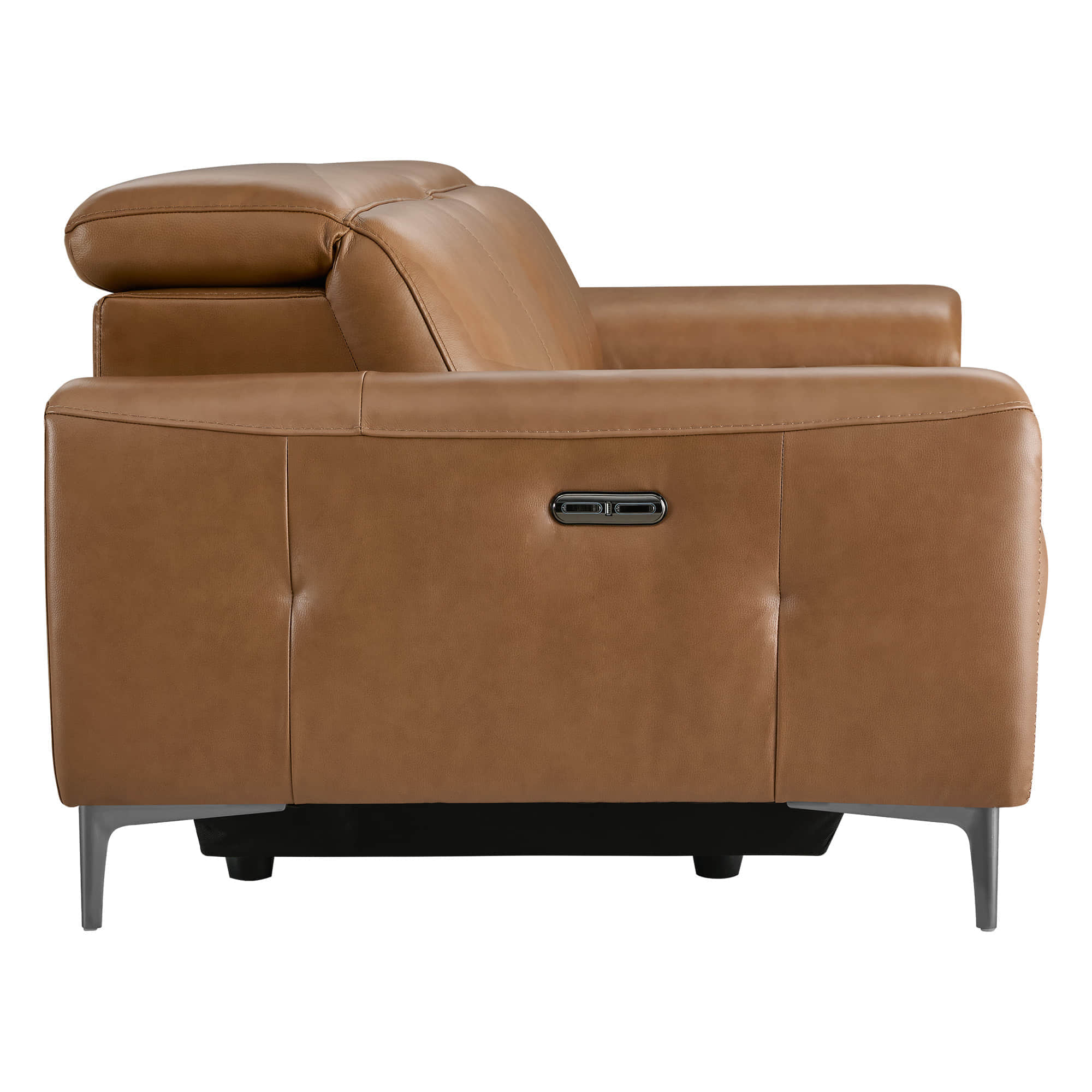 Owen Genuine Leather Reclining Sofa with Power Headrest - Image 23