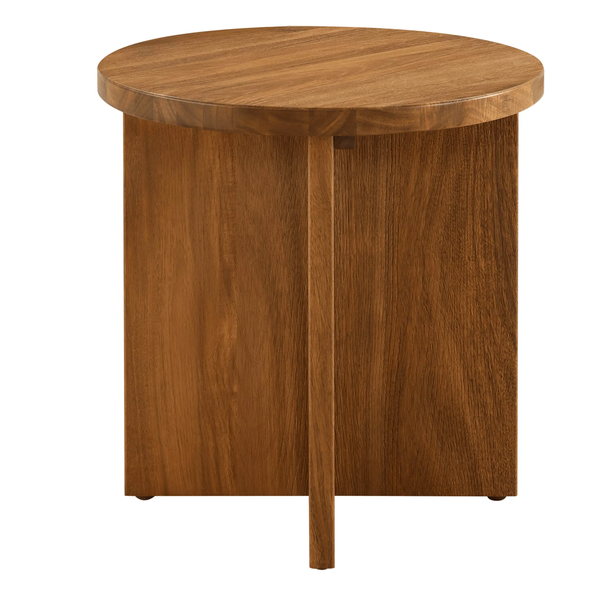 Raymond Modern Outdoor Acacia Wood Side Table - Image 4
