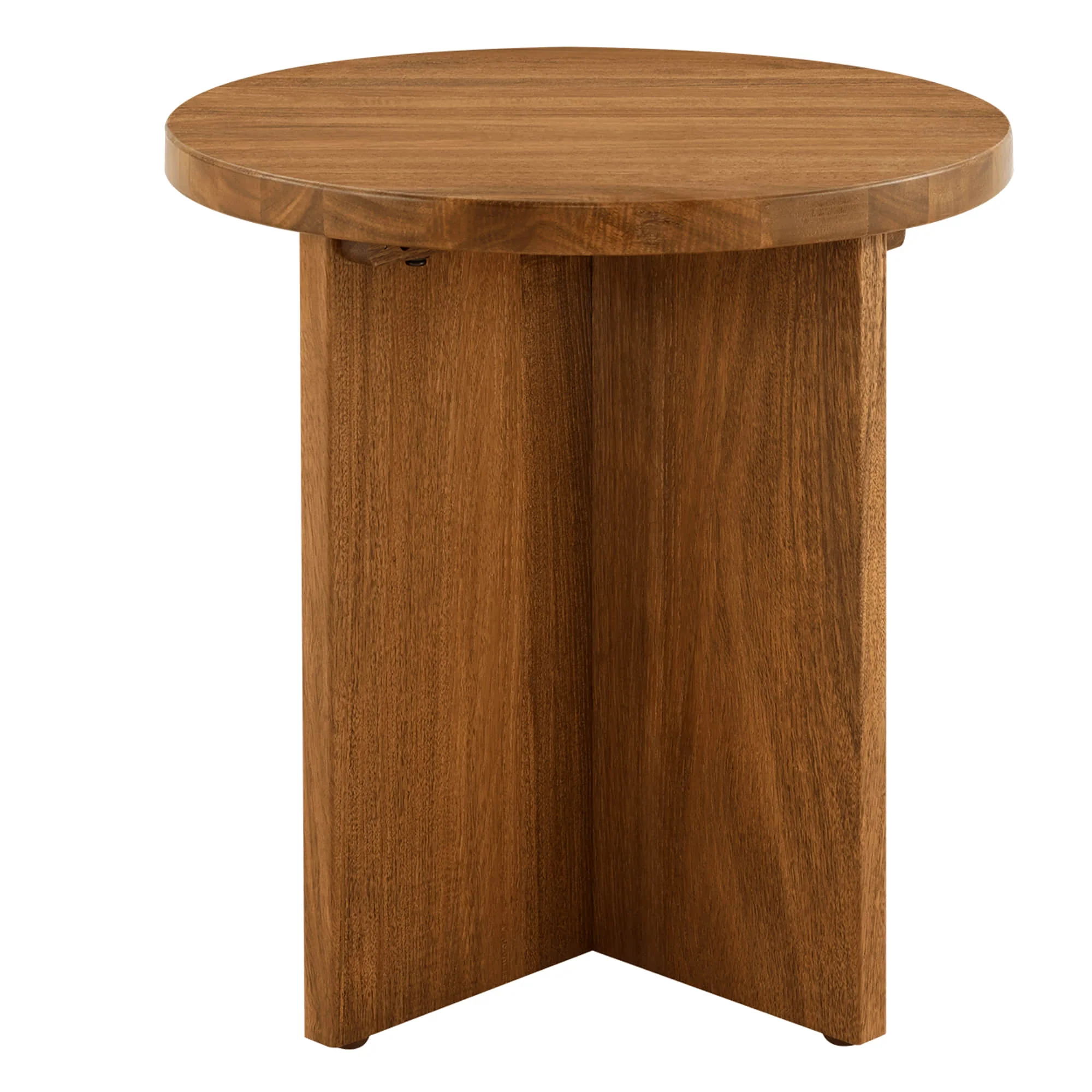 Raymond Modern Outdoor Acacia Wood Swivel Bistro Set - Image 18