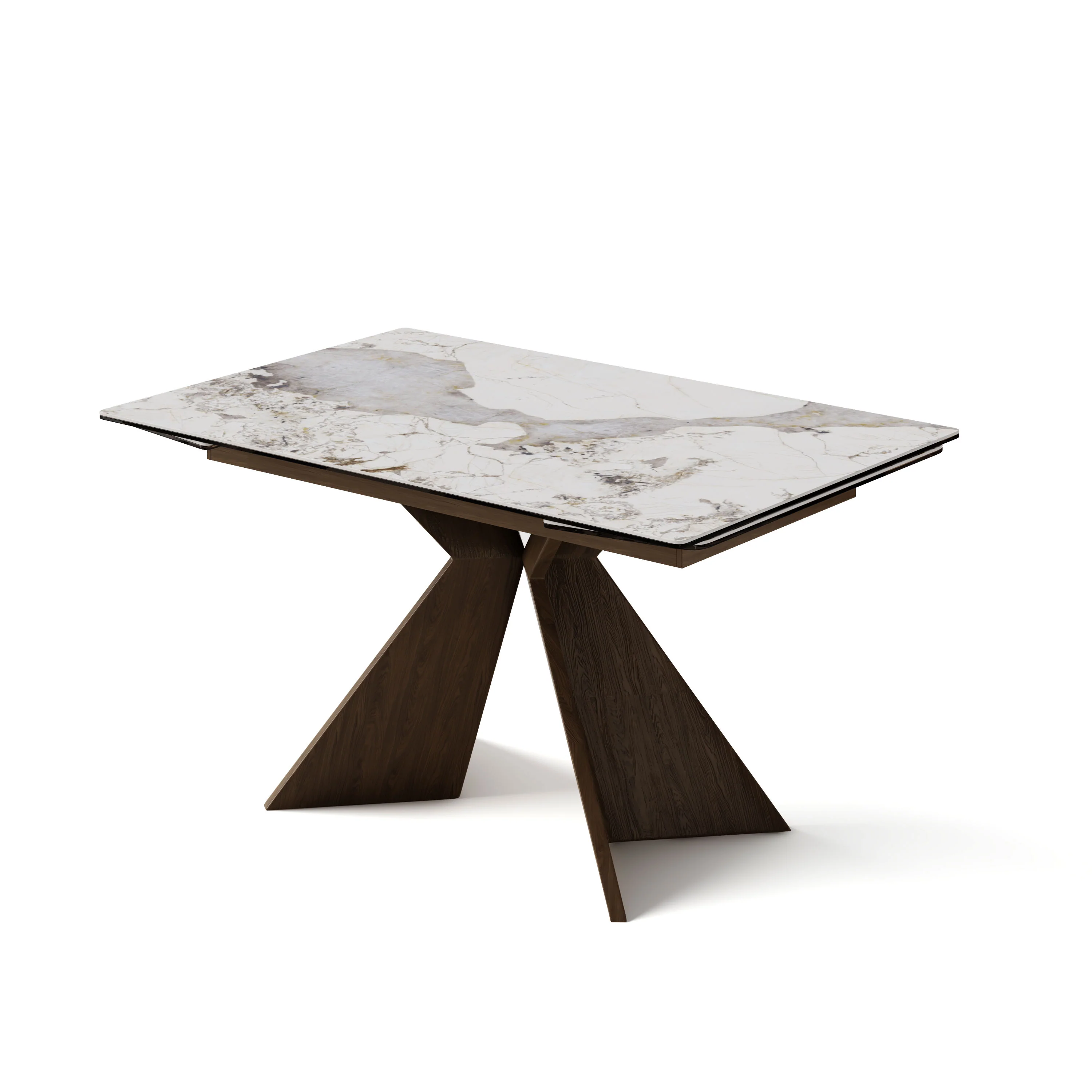 Sean Extendable Pandora Sintered Stone Dining Table,55"-79" - Image 5