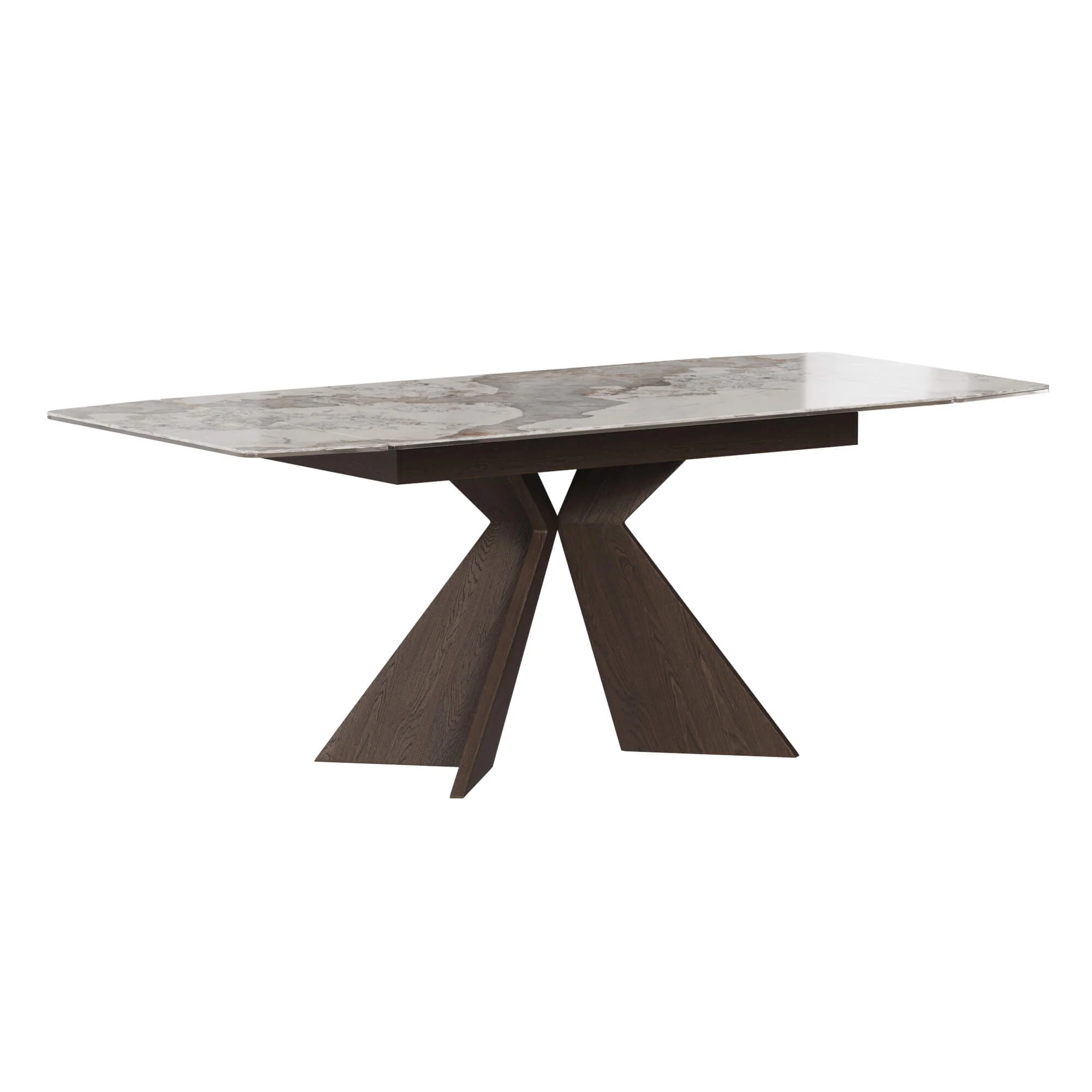 Sean Extendable Pandora Sintered Stone Dining Table,55"-79" - Image 8