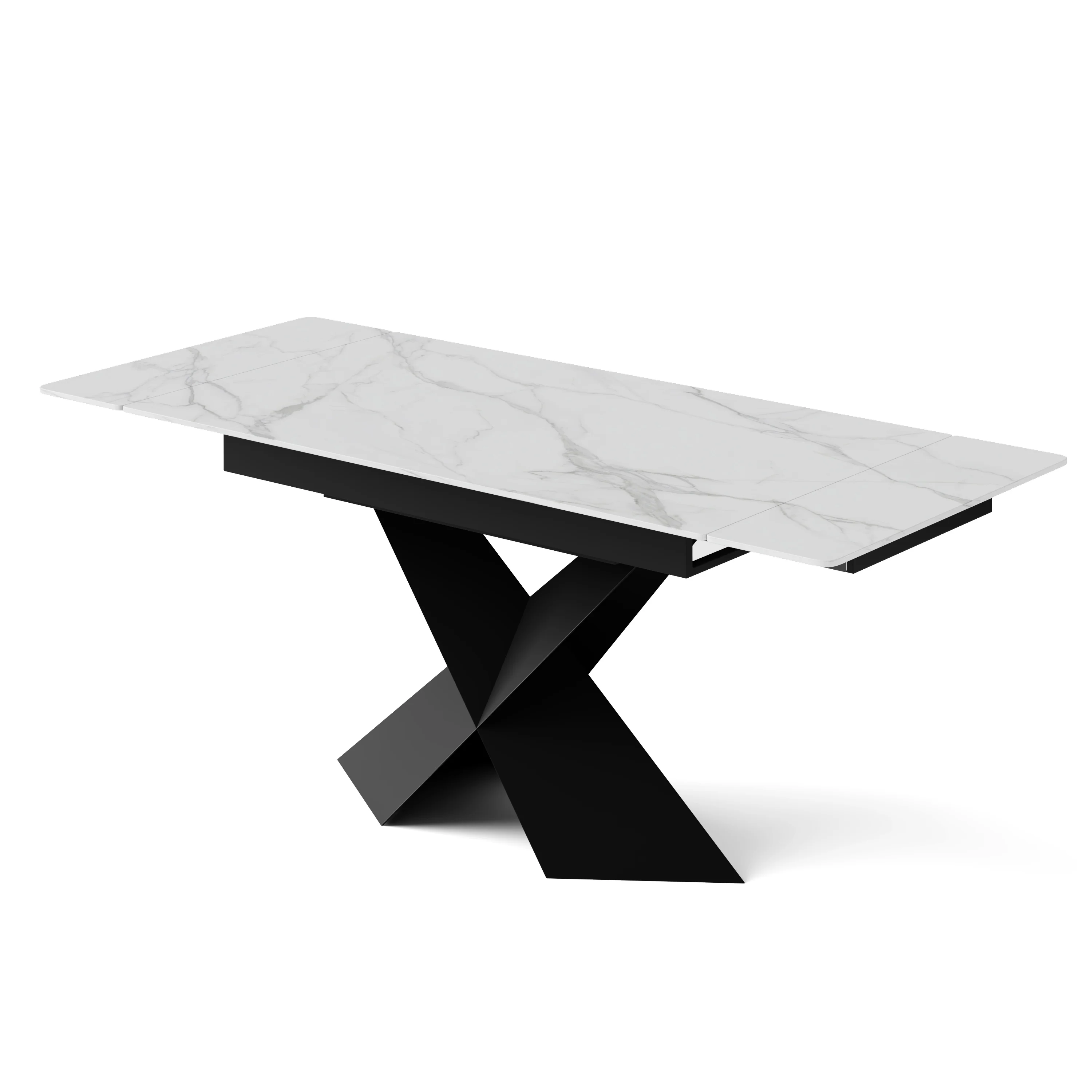 Sean Extendable Sintered Stone Dining Table,55"-74" - Image 4