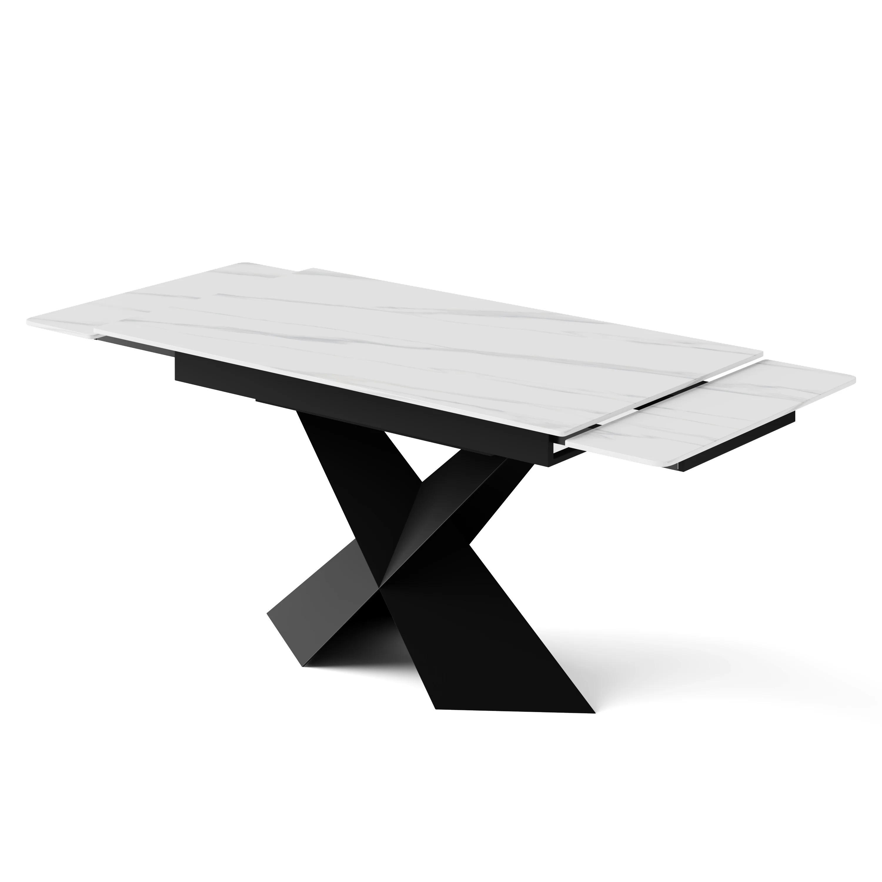 Sean Extendable Sintered Stone Dining Table,55"-74" - Image 5
