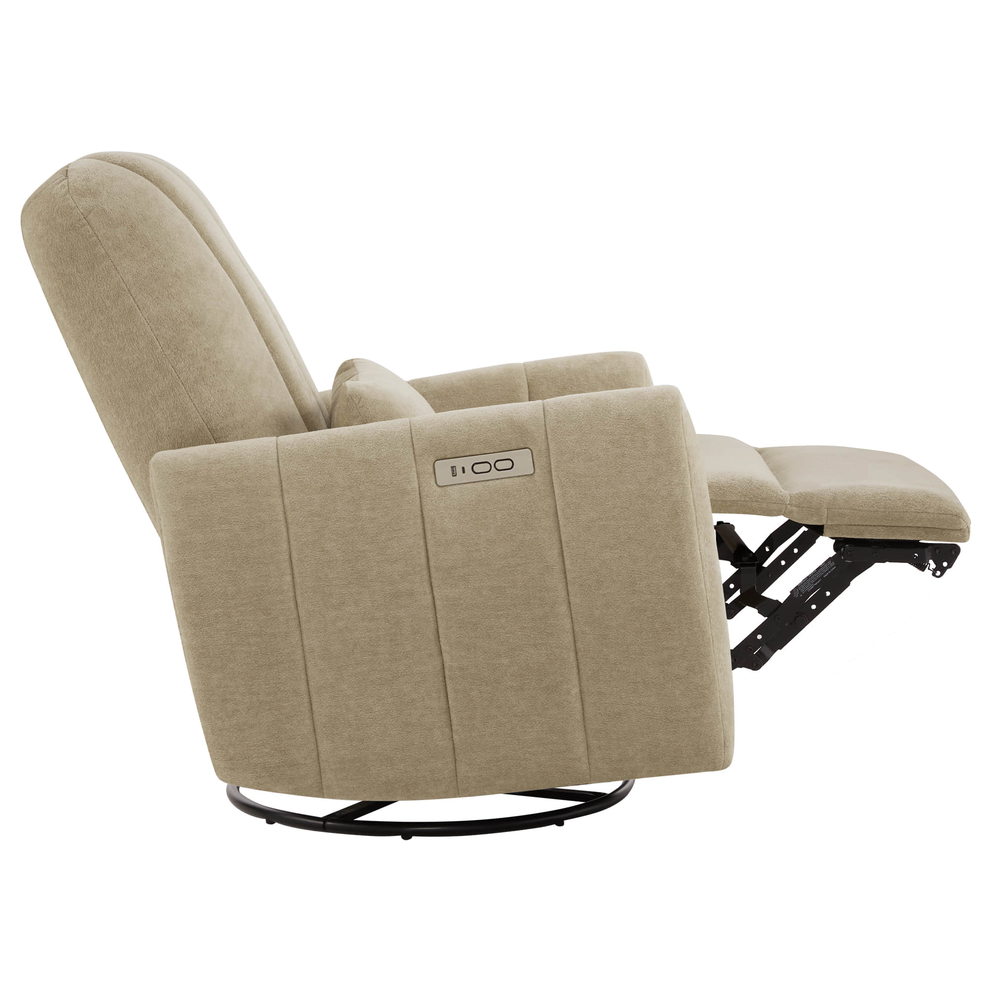 Shell Power Swivel Nursery Glider Recliner - Image 16