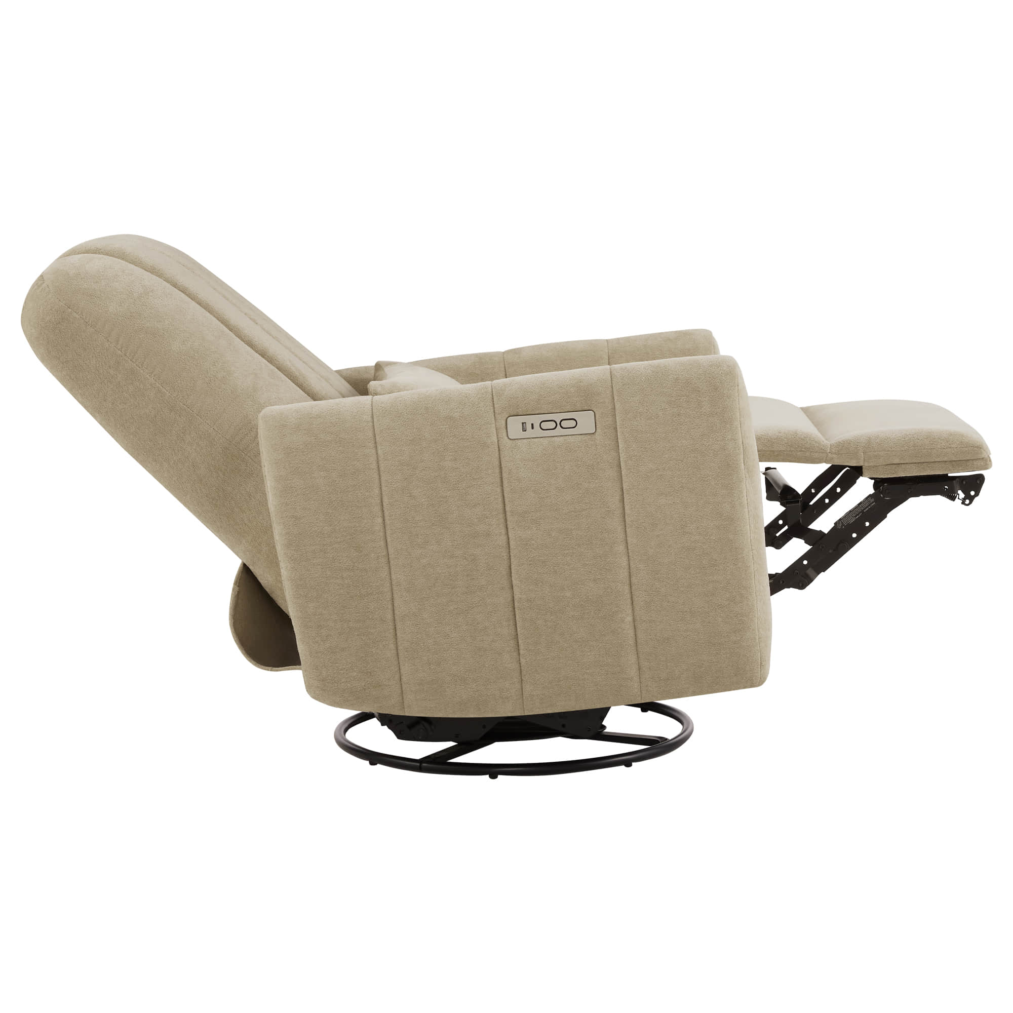 Shell Power Swivel Nursery Glider Recliner - Image 18