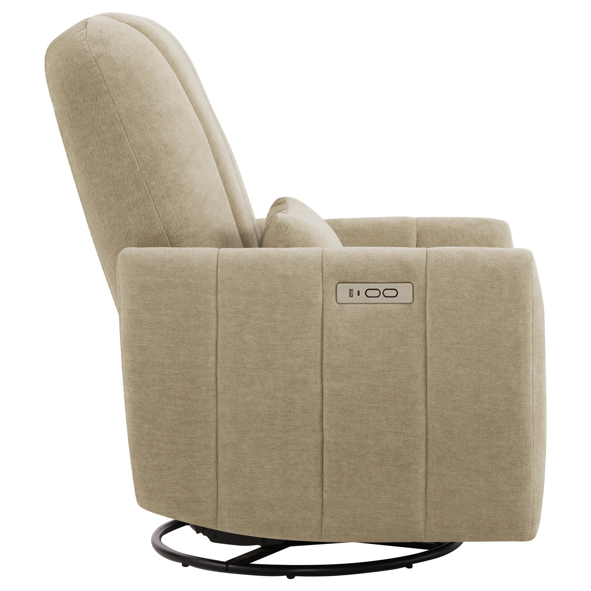 Shell Power Swivel Nursery Glider Recliner - Image 19
