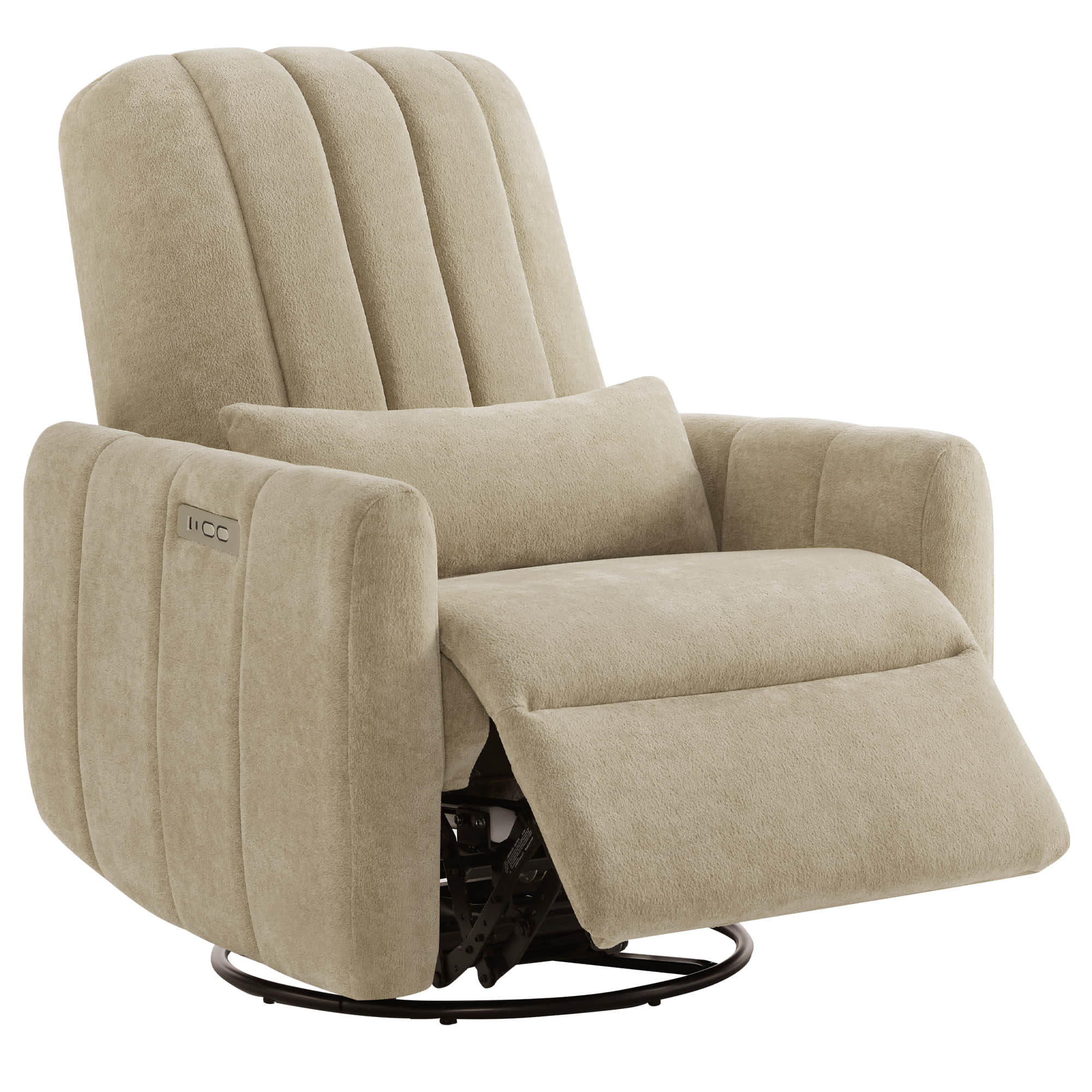 Shell Power Swivel Nursery Glider Recliner - Image 22