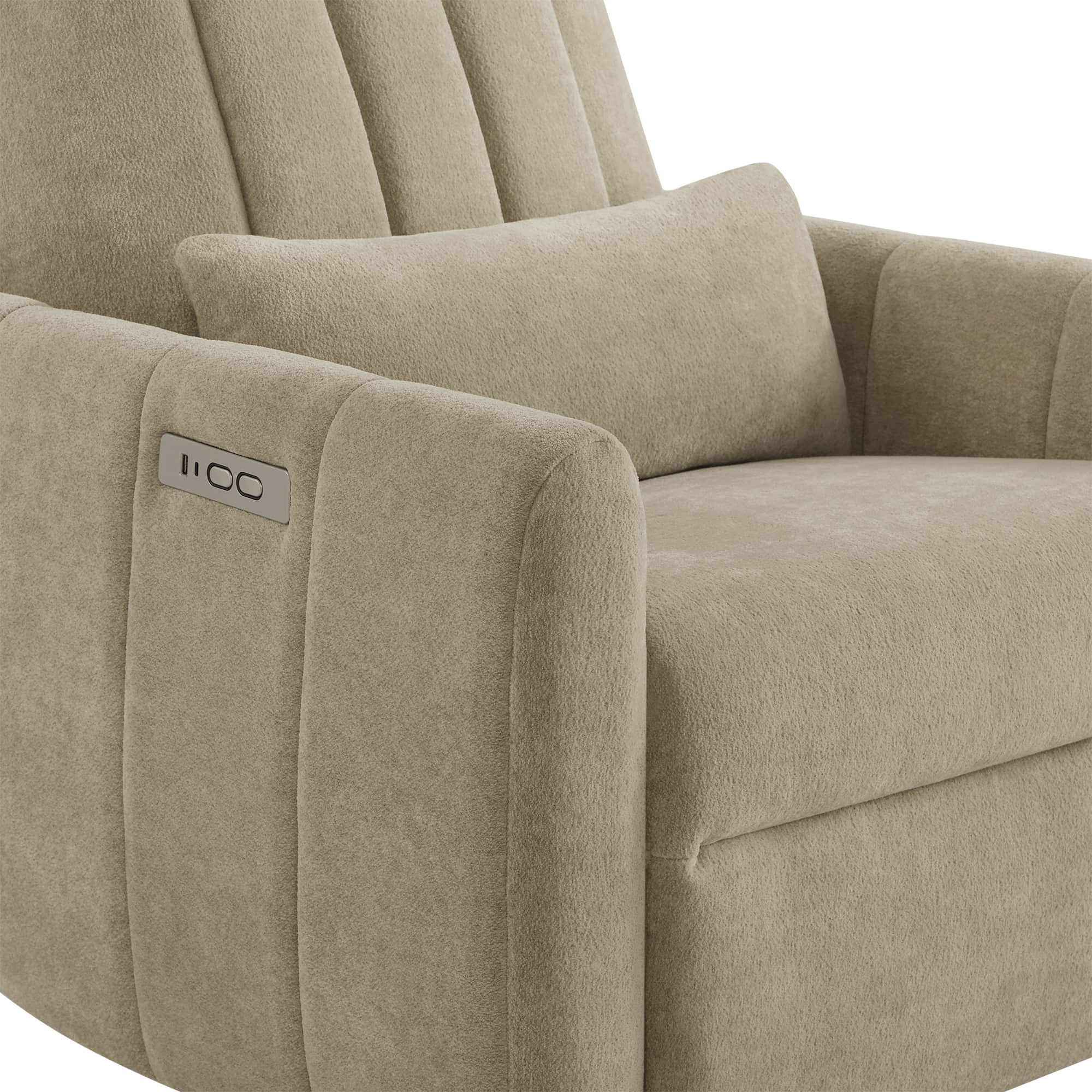 Shell Power Swivel Nursery Glider Recliner - Image 25