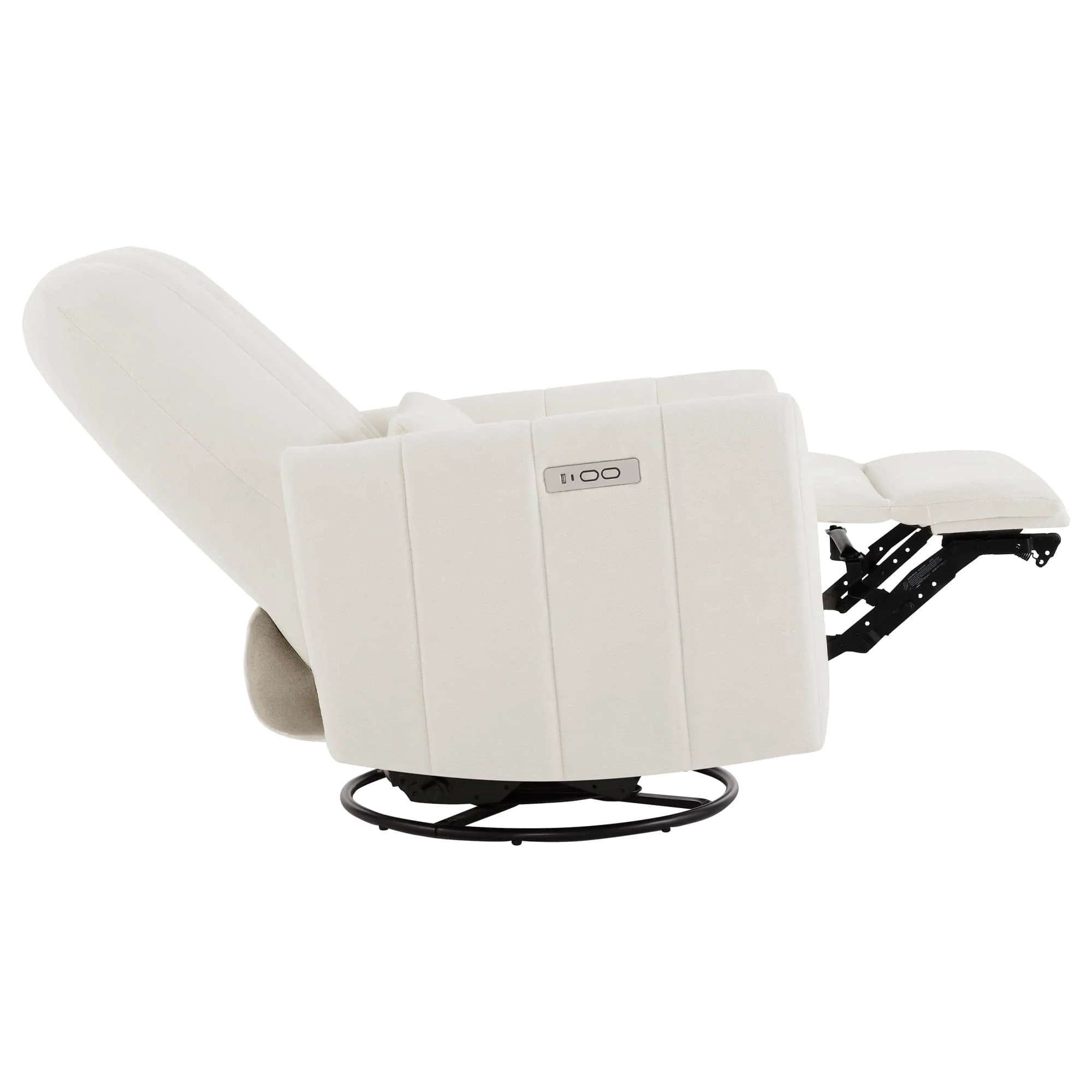Shell Power Swivel Nursery Glider Recliner - Image 30
