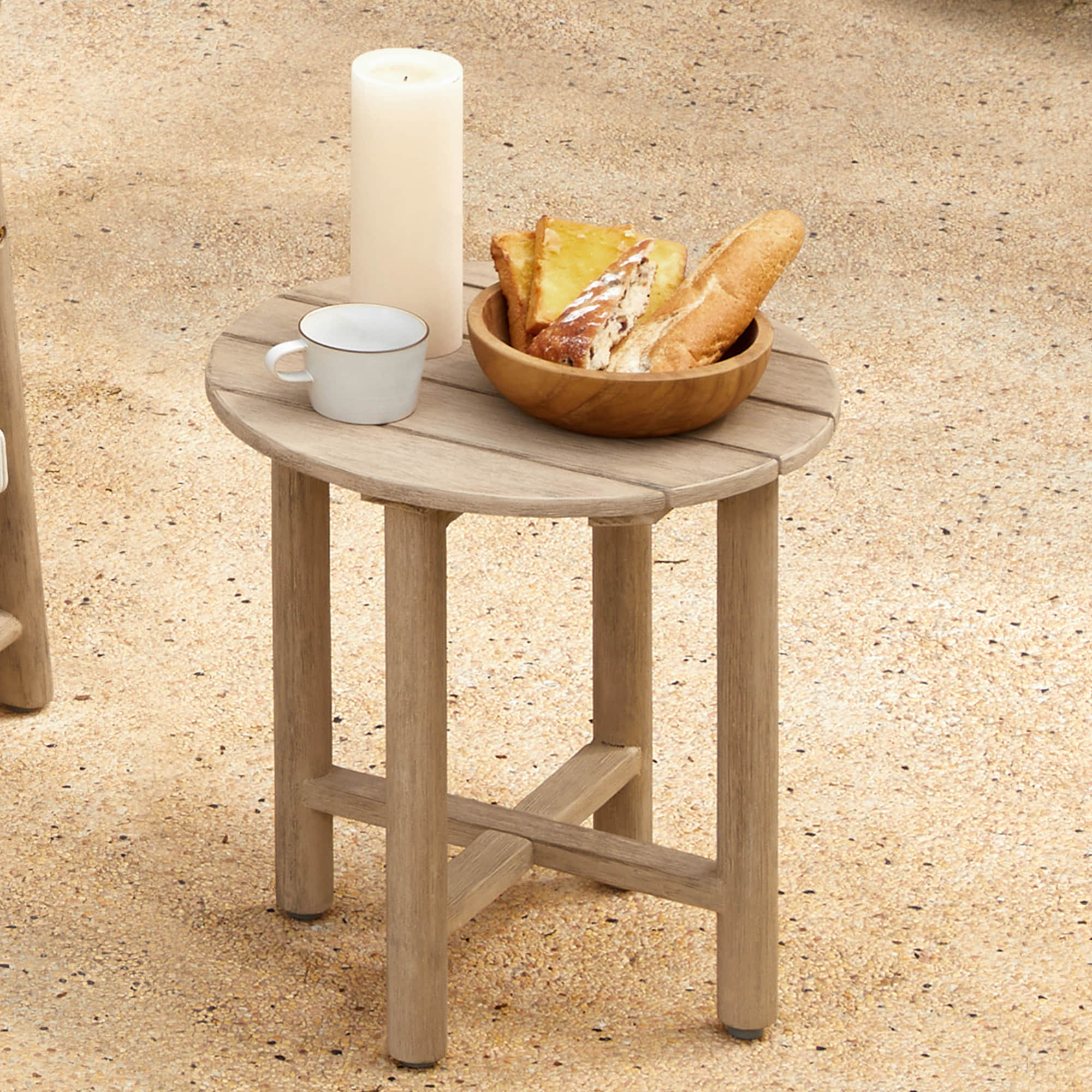 Sienna Modern Acacia Wood Rope Outdoor Bistro Set - Image 19