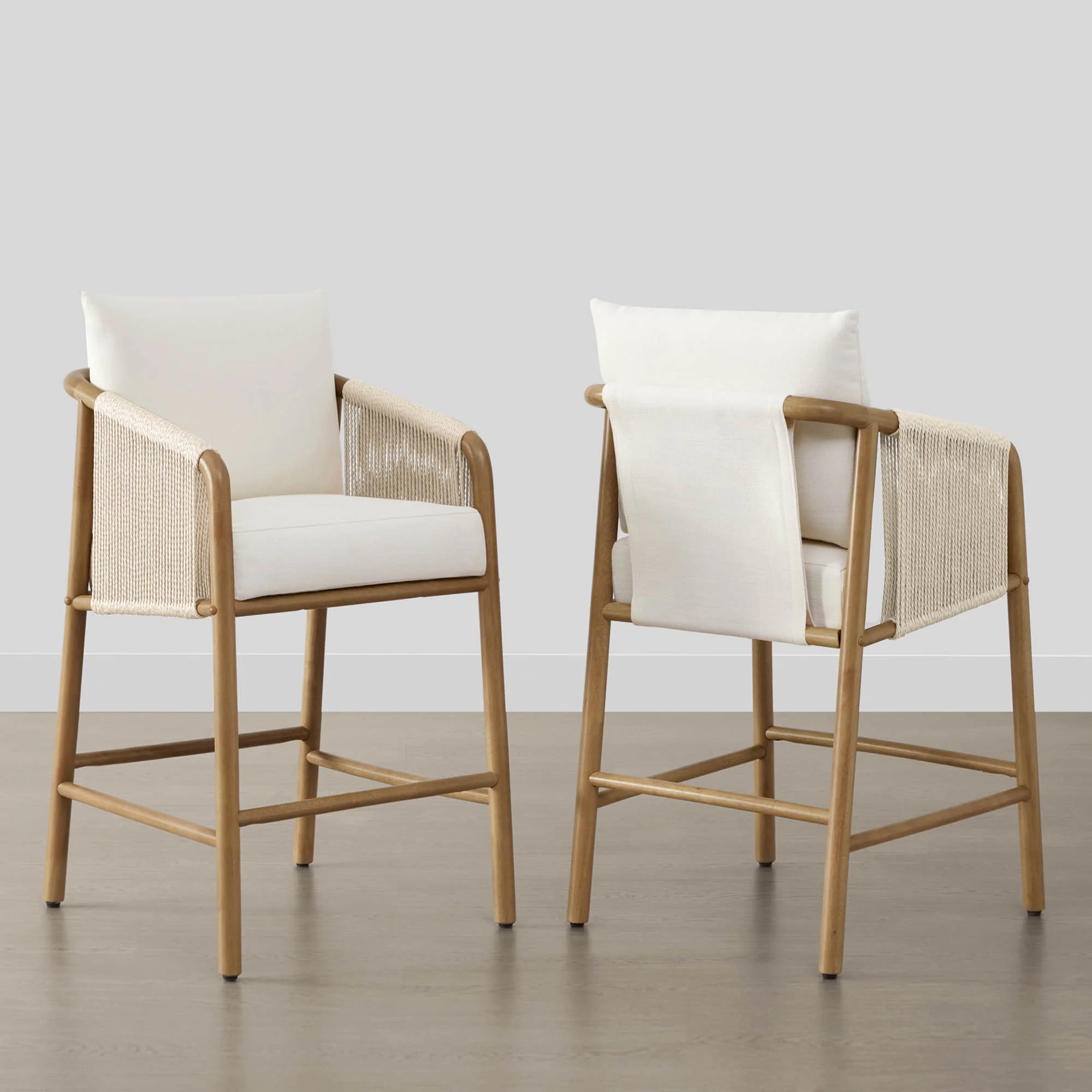 Sienna Modern Rope Counter Stools - Image 15