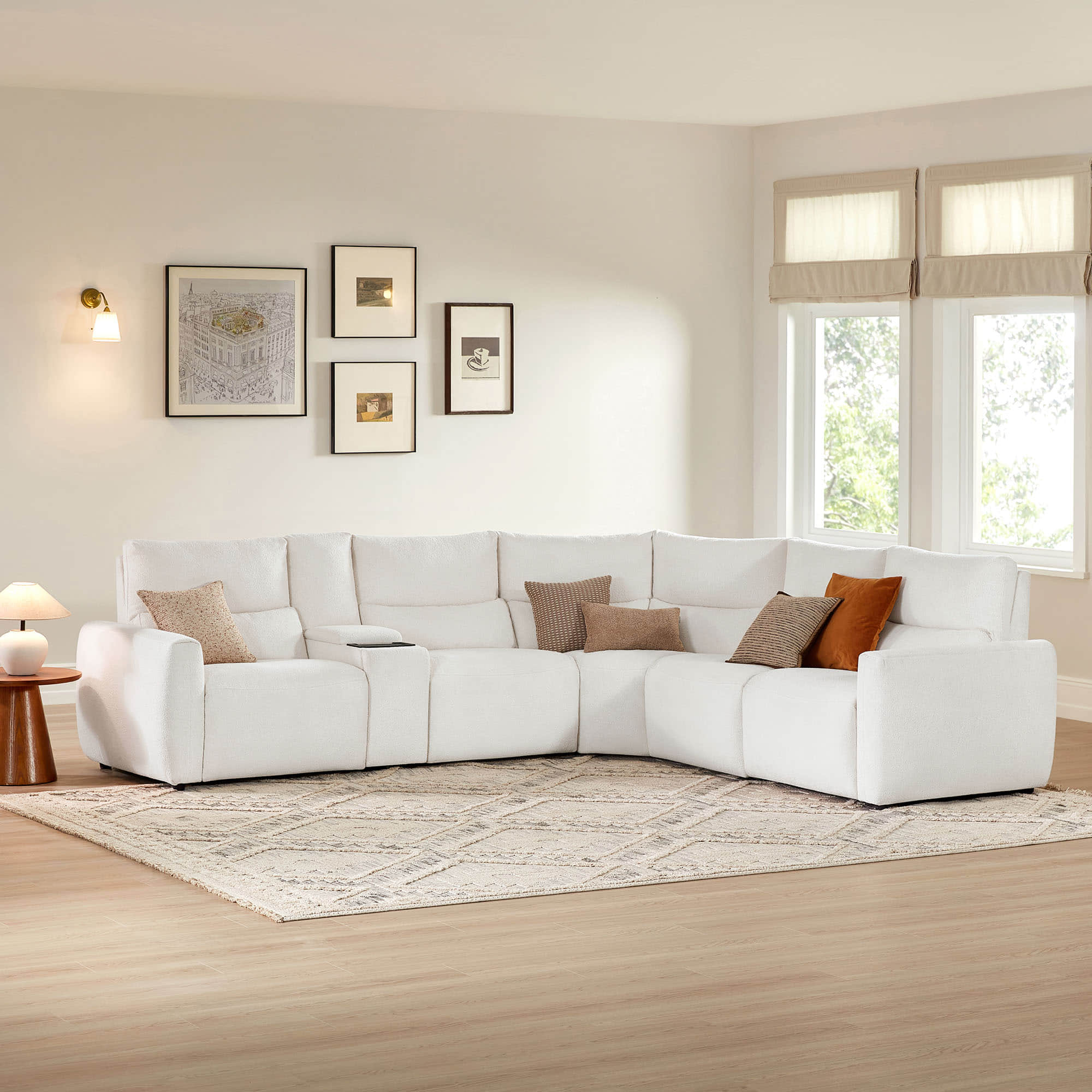 Skyline 5-Seat Zero Gravity Reclining Sectional sofa  with Power Headrest - Image 21