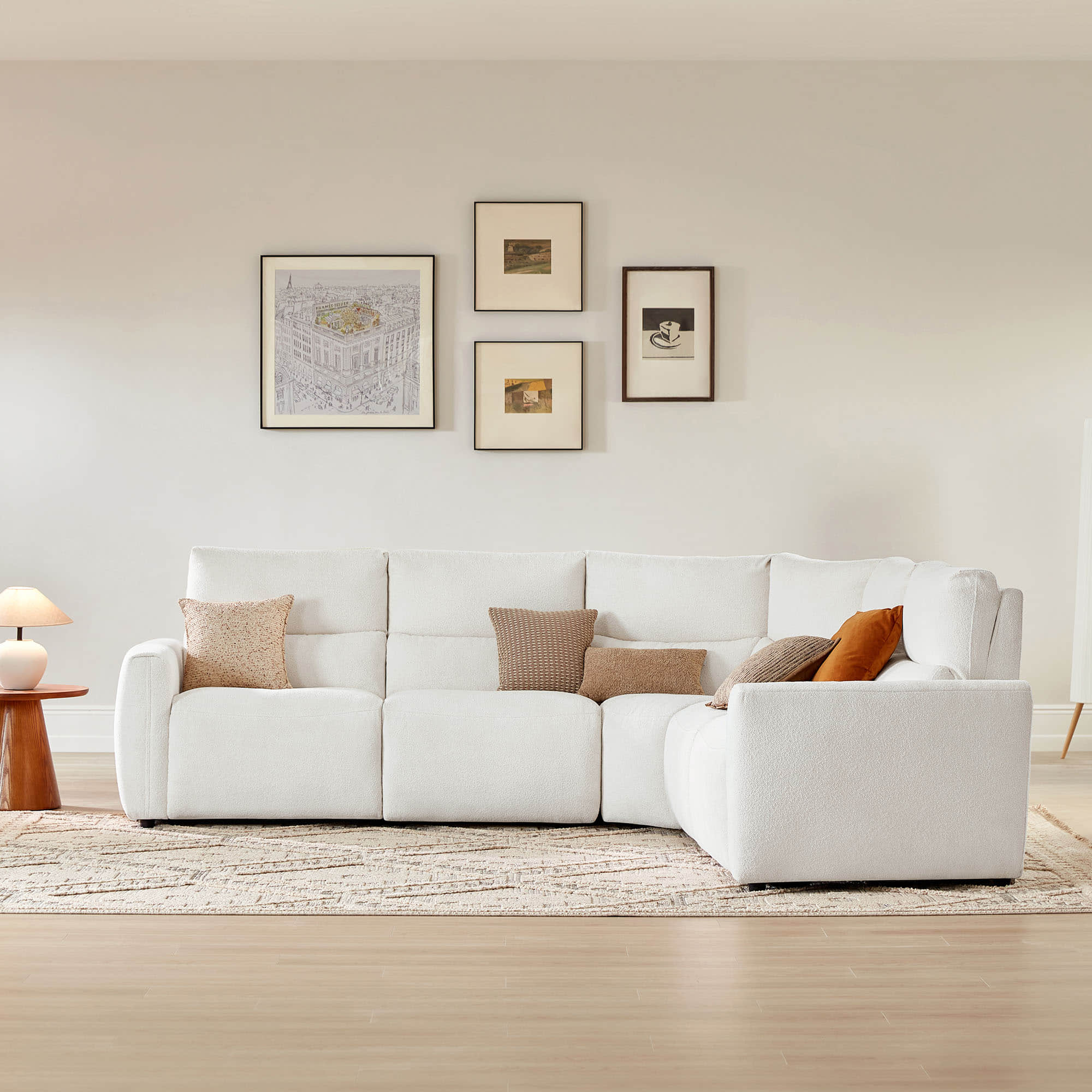 Skyline 5-Seat Zero Gravity Reclining Sectional sofa  with Power Headrest - Image 7