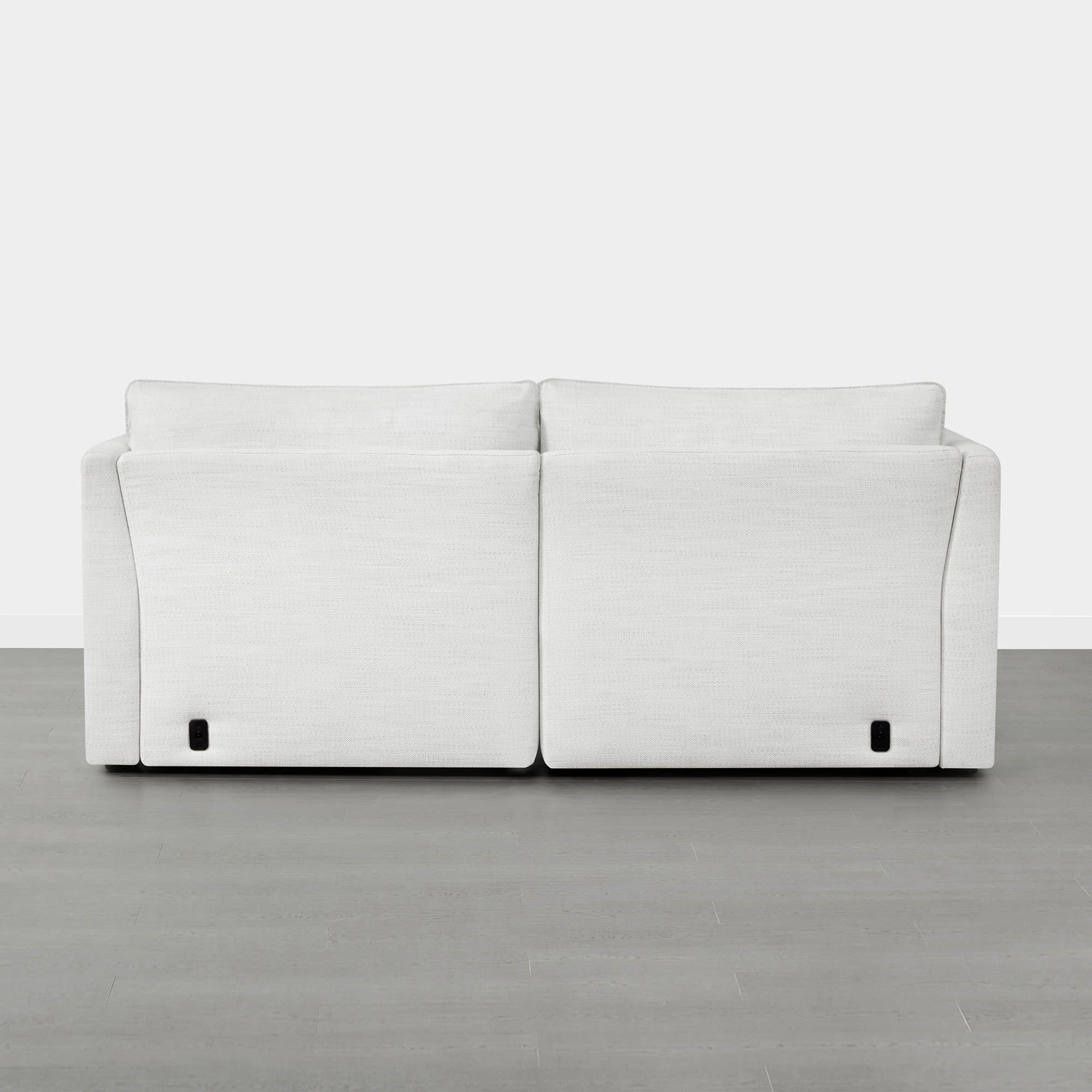 Sophia 2-Piece Feather Power Modular Sofa with Electric Footrests - Image 10