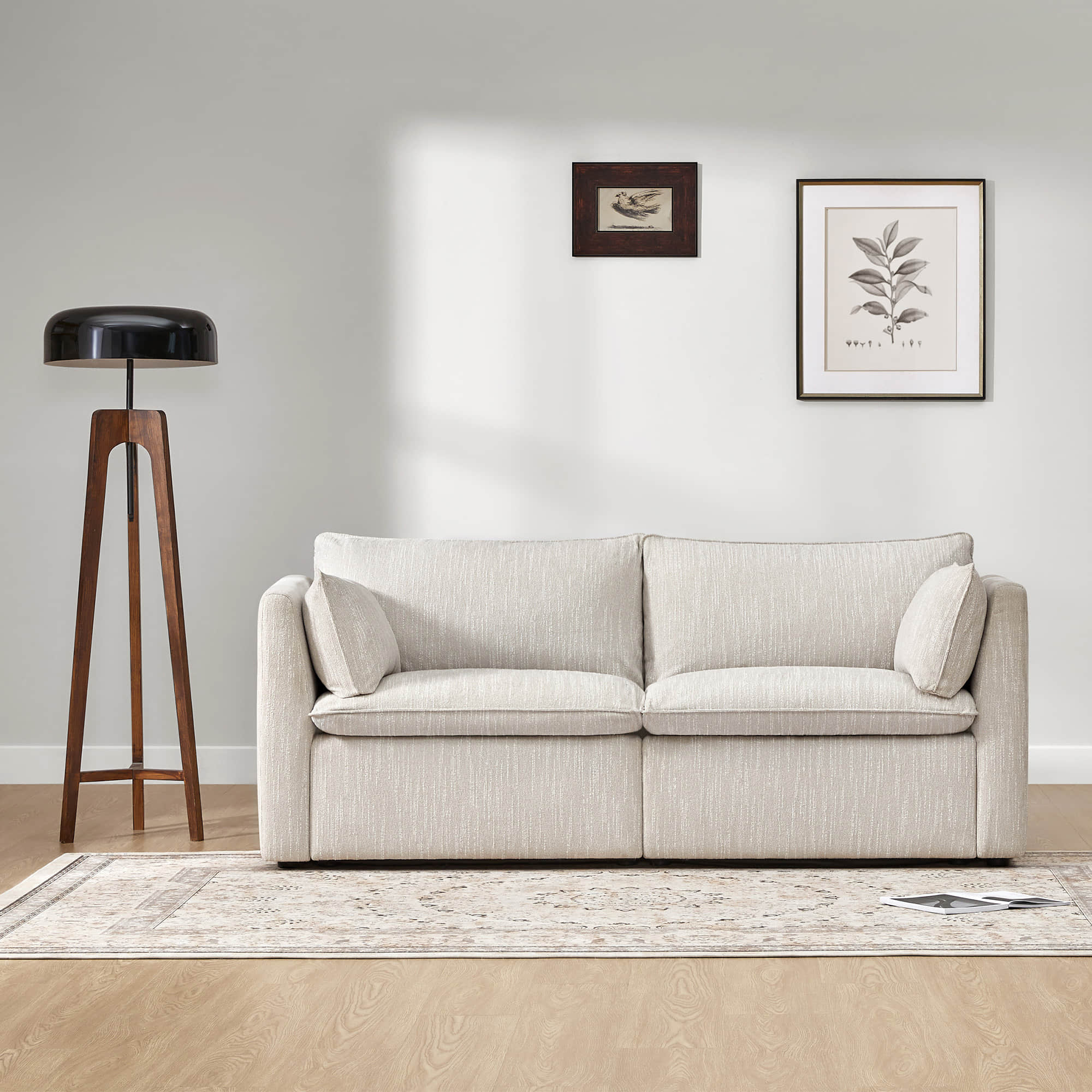 Sophia 2-Piece Feather Modular Sofa - Image 9