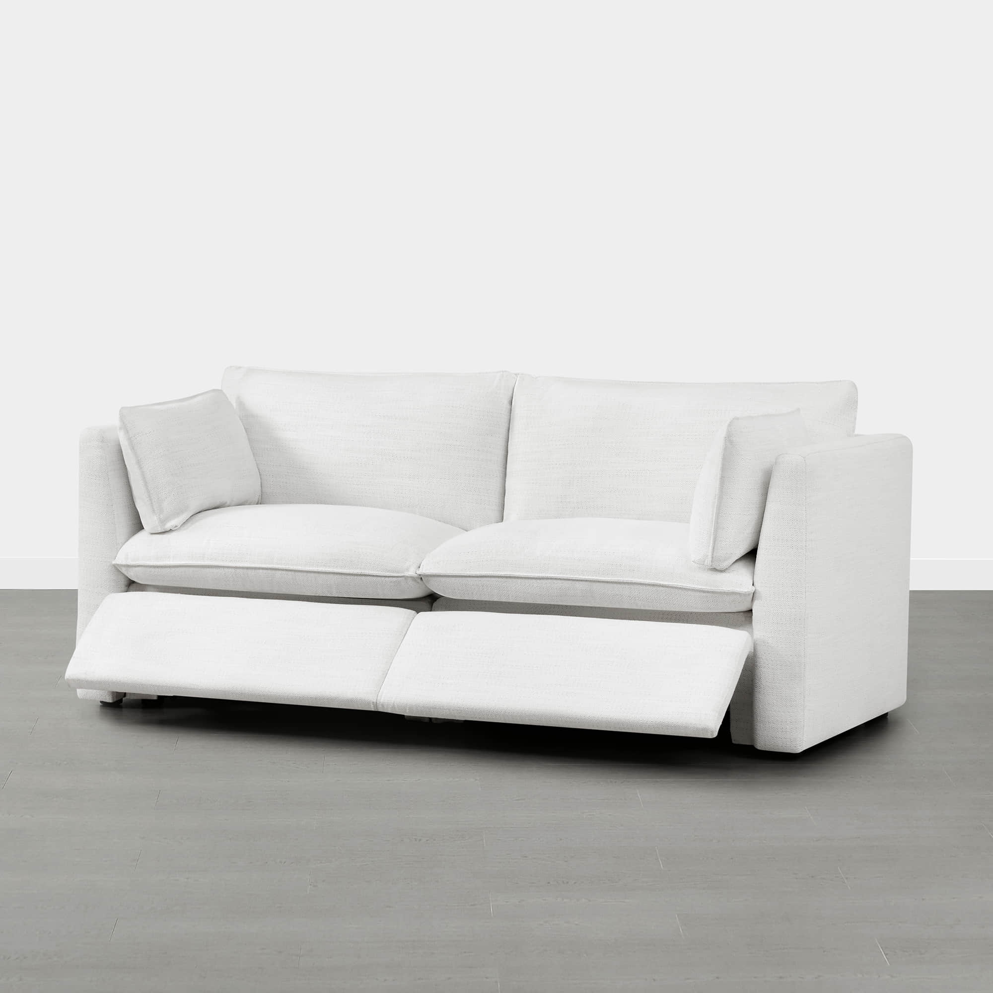 Sophia 2-Piece Feather Power Modular Sofa with Electric Footrests - Image 8