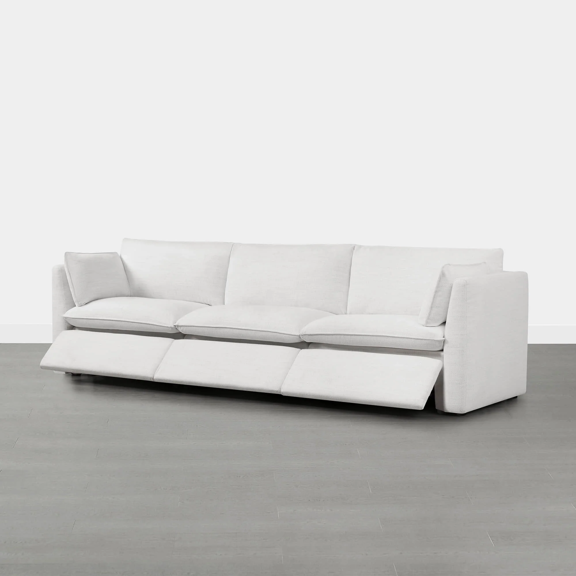 Sophia 3-Piece Feather Power Modular Sofa with Electric Footrests - Image 11