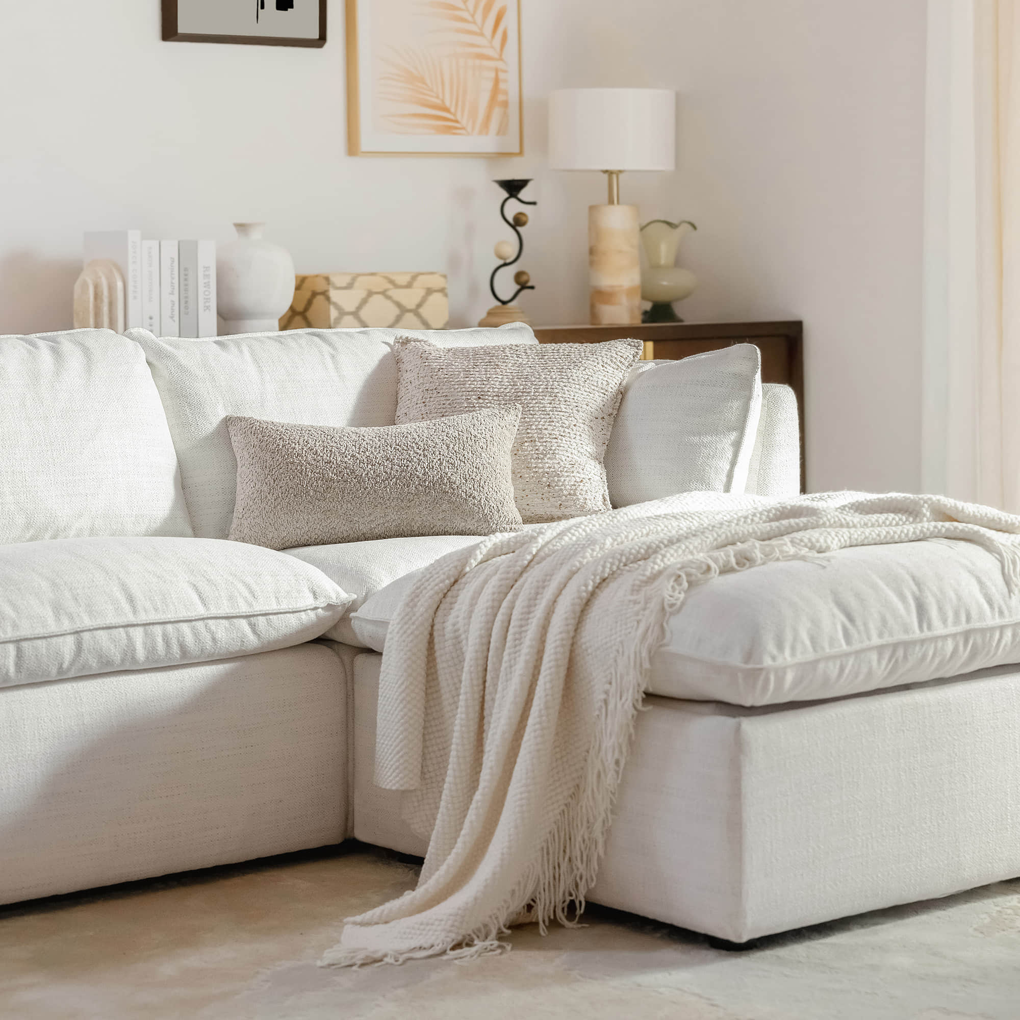 Sophia 5-Piece Feather Modular Sofa - Image 6