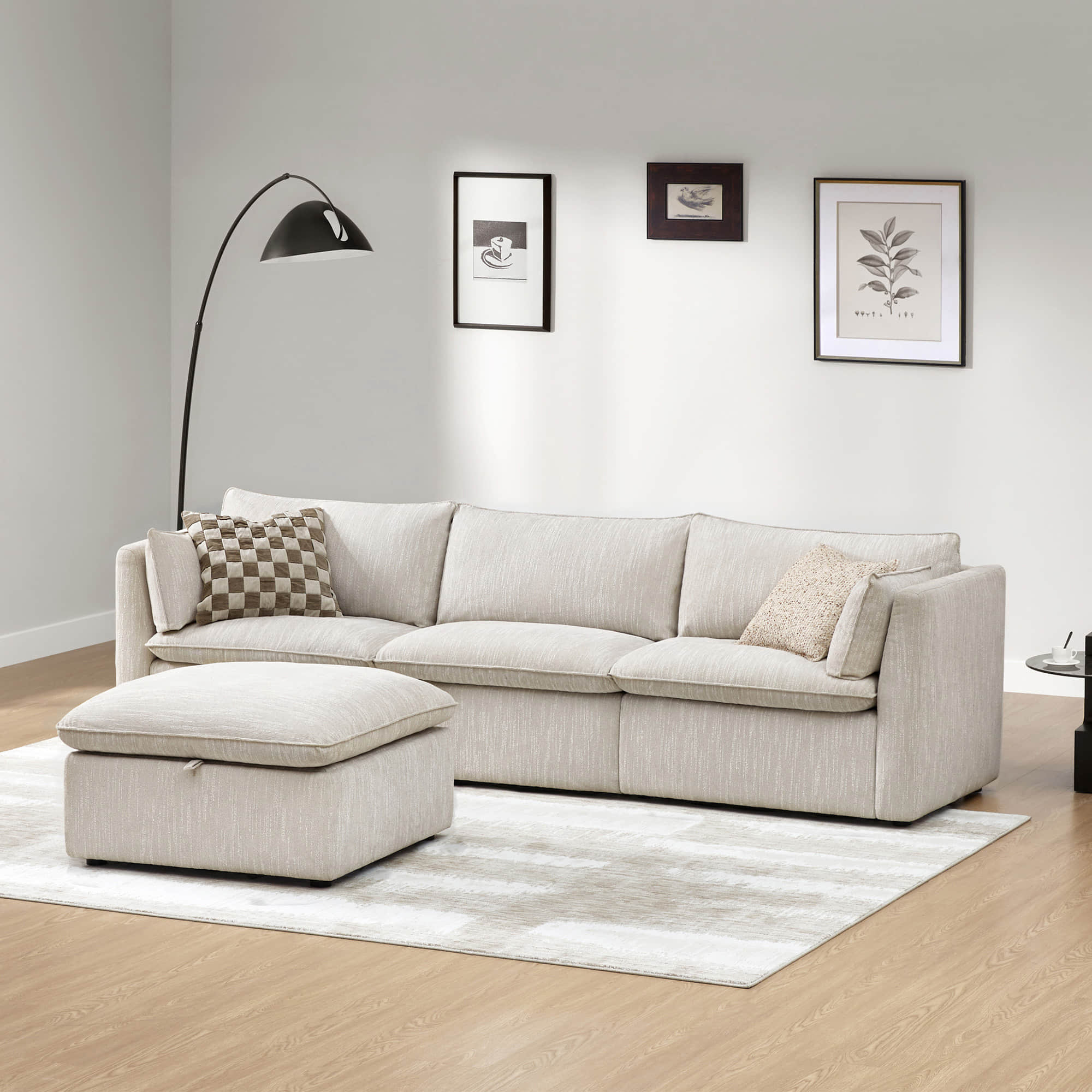 Sophia 4-Piece Feather Modular Sofa - Image 27