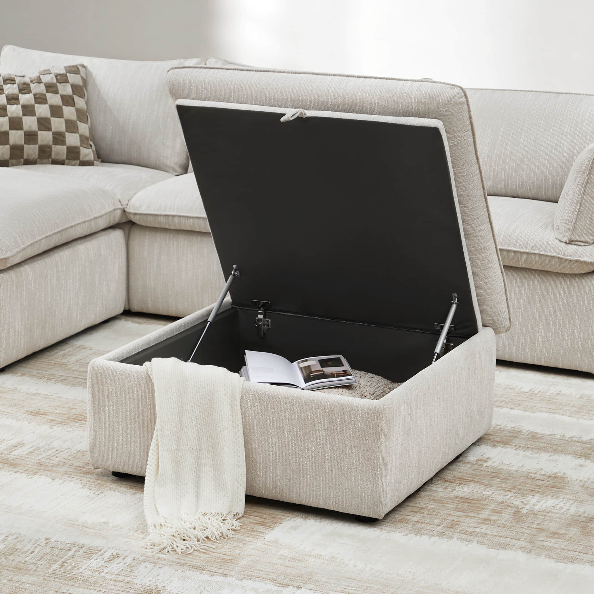 Sophia 5-Piece Feather Modular Sofa - Image 28