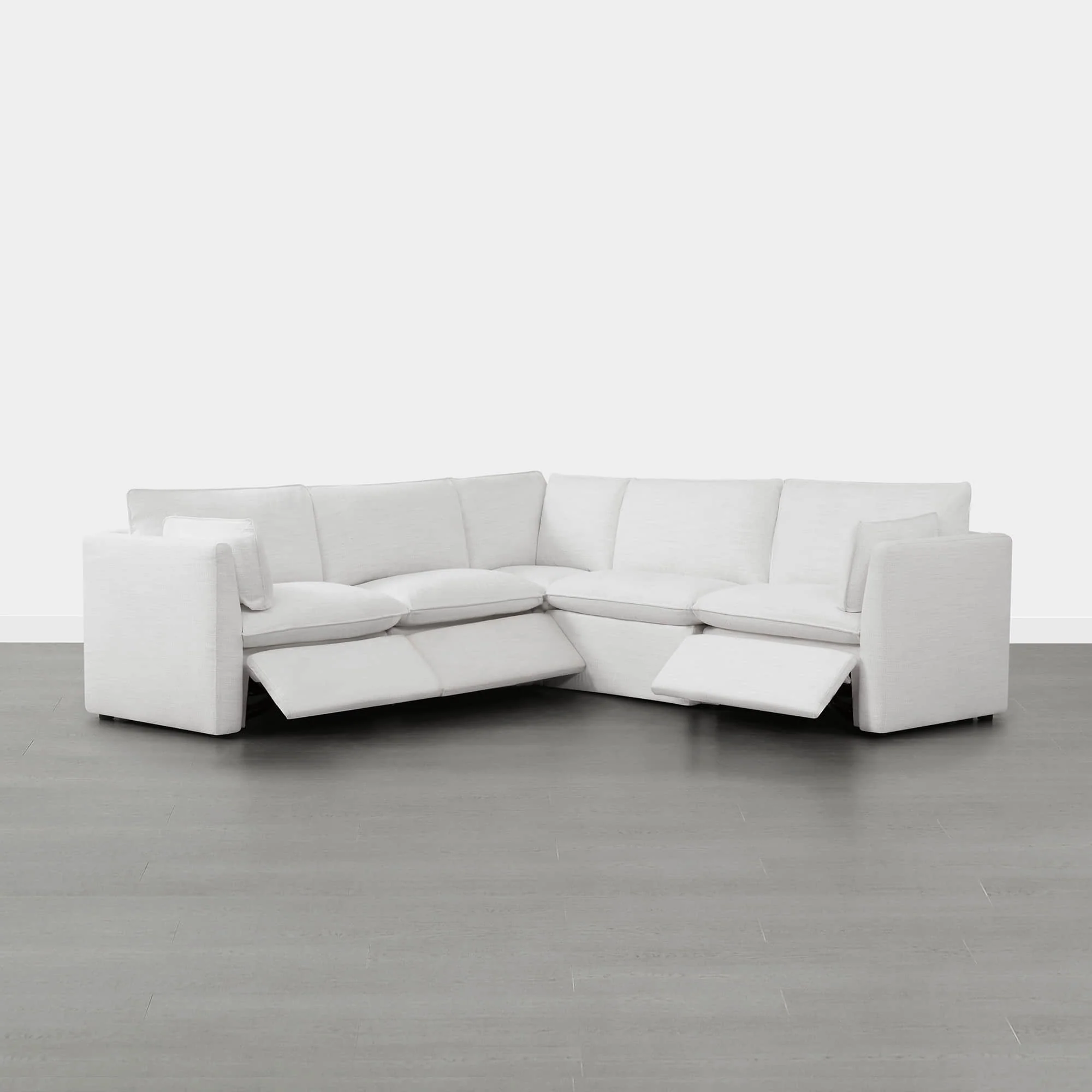 Sophia 5-Piece Feather Power Modular Sofa with Electric Footrests - Image 15