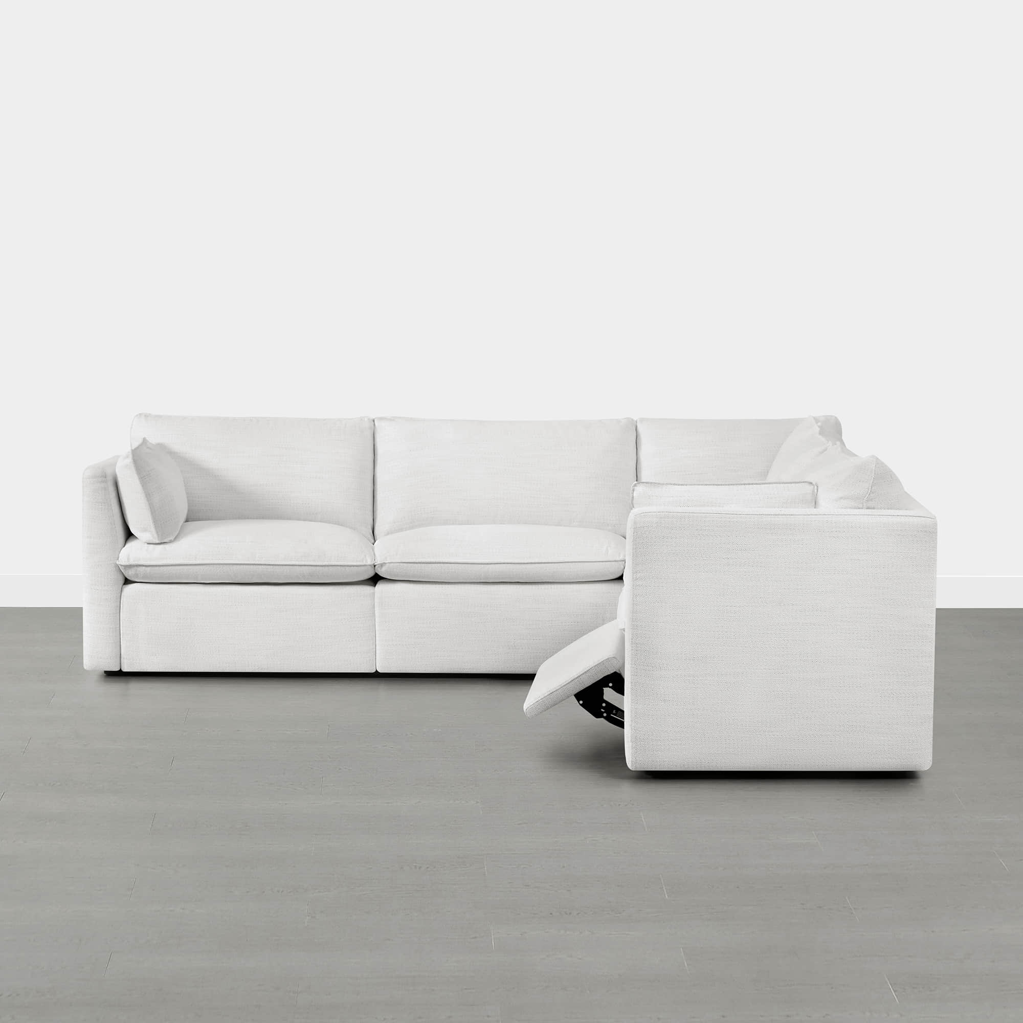 Sophia 5-Piece Feather Power Modular Sofa with Electric Footrests - Image 17