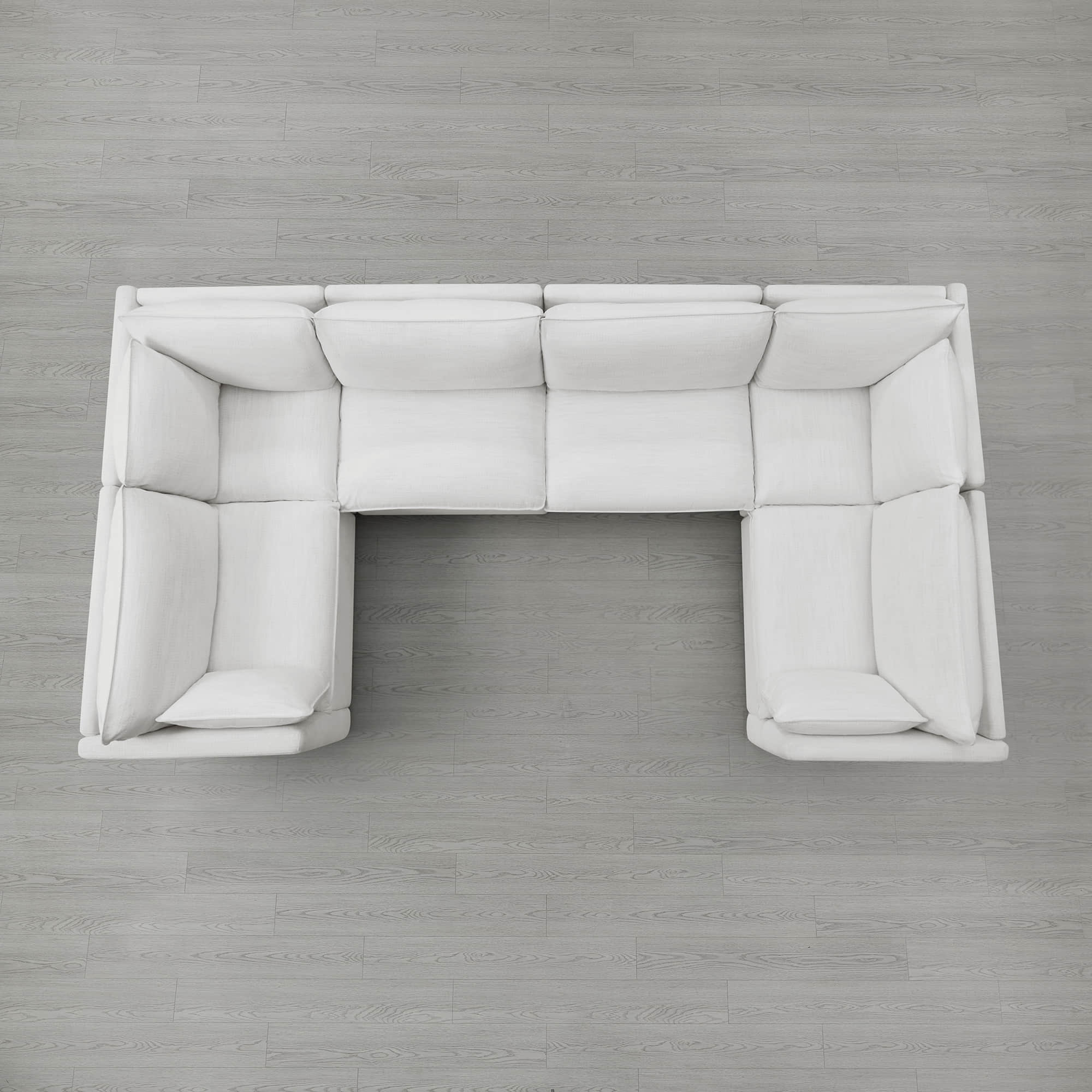 Sophia 6-Piece Feather Power Modular Sofa with Electric Footrests - Image 17