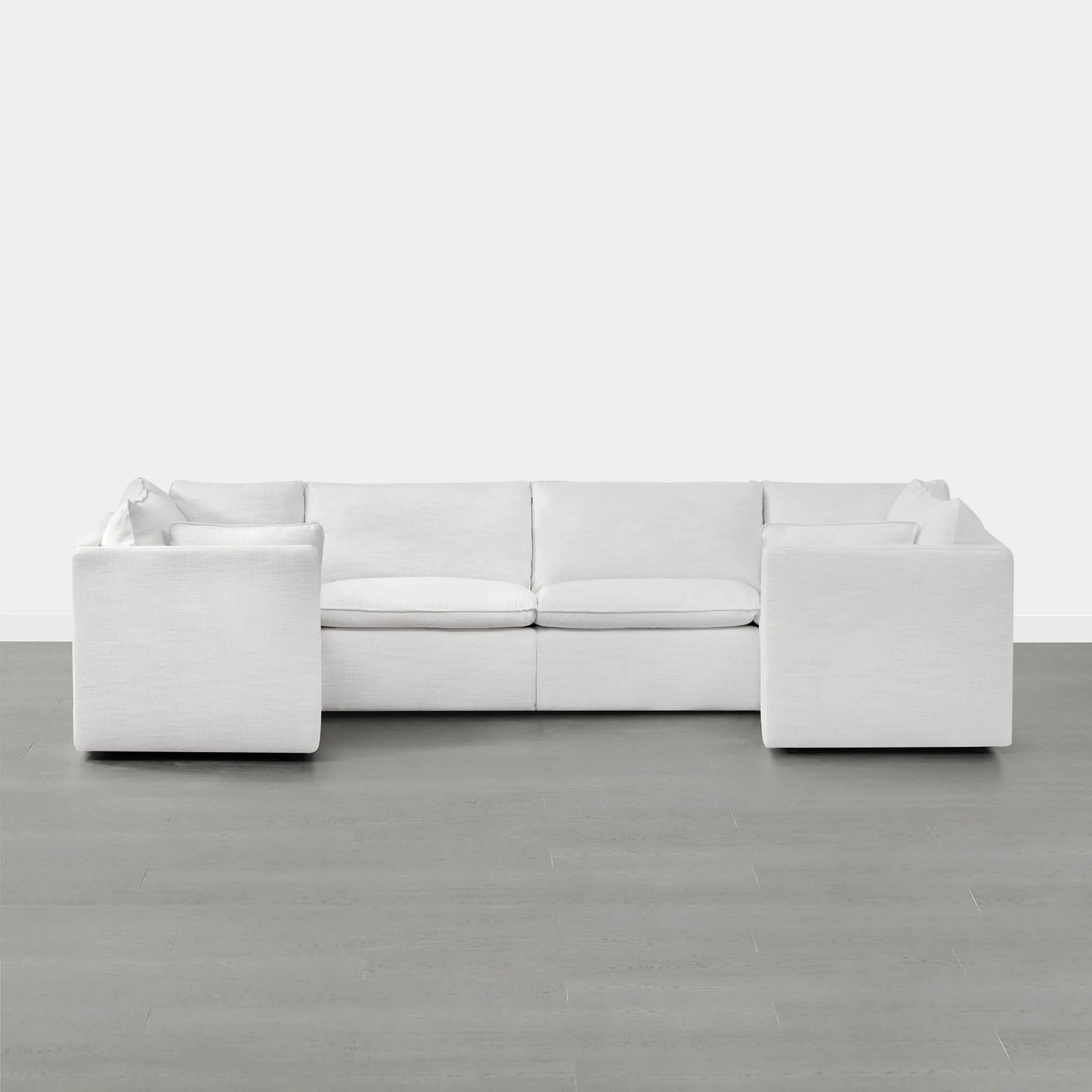 Sophia 6-Piece Feather Power Modular Sofa with Electric Footrests - Image 19