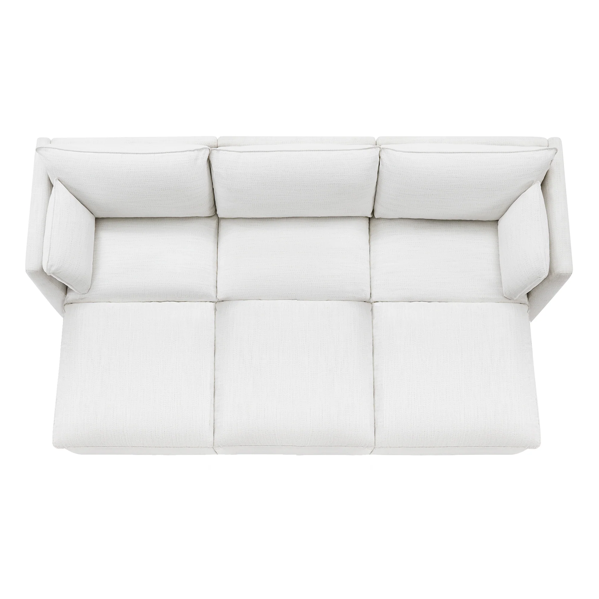 Sophia 6-Piece Feather Power Modular Sofa with Electric Footrests - Image 25