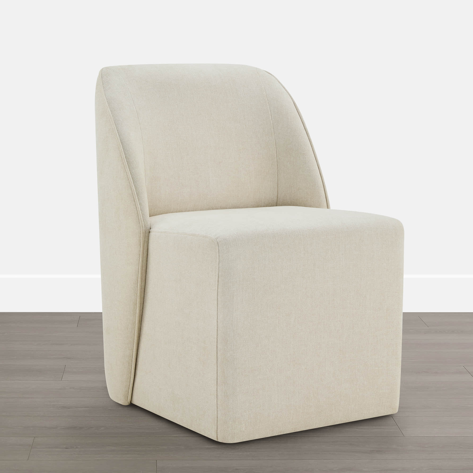 Soren Leather Rolling Dining Chair with Caster Base (Set of 2) - Image 10