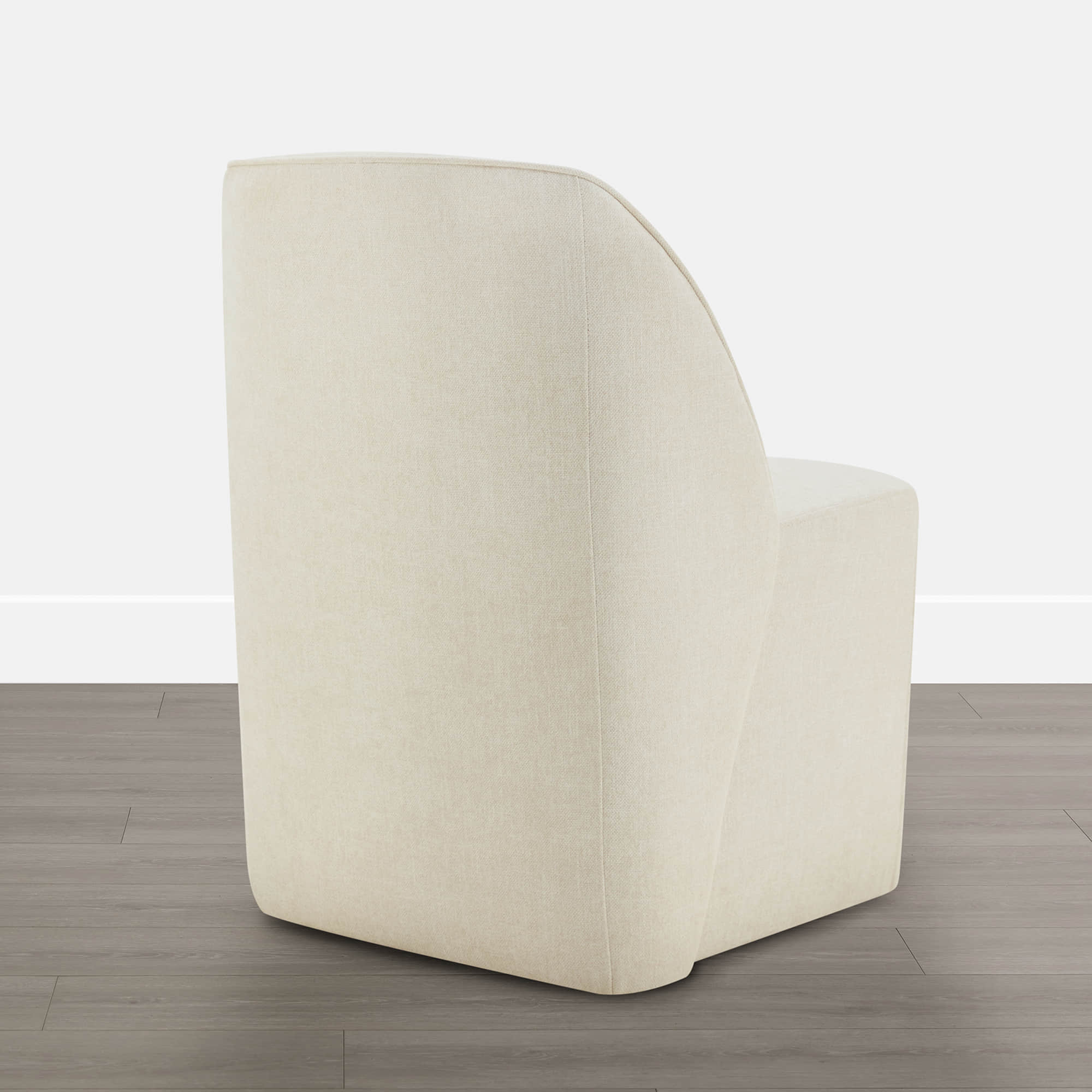 Soren Leather Rolling Dining Chair with Caster Base (Set of 2) - Image 9