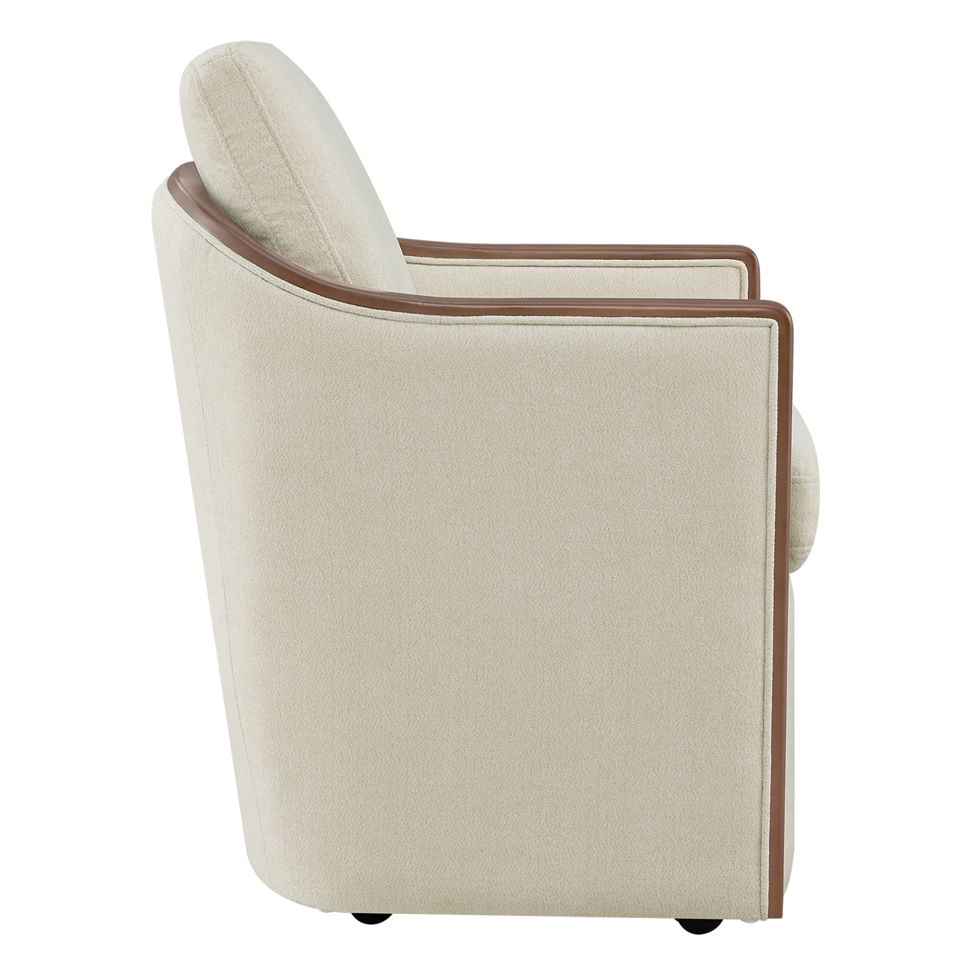 Talia Performance Boucle Rolling Dining Chair (Set of 2) - Image 15