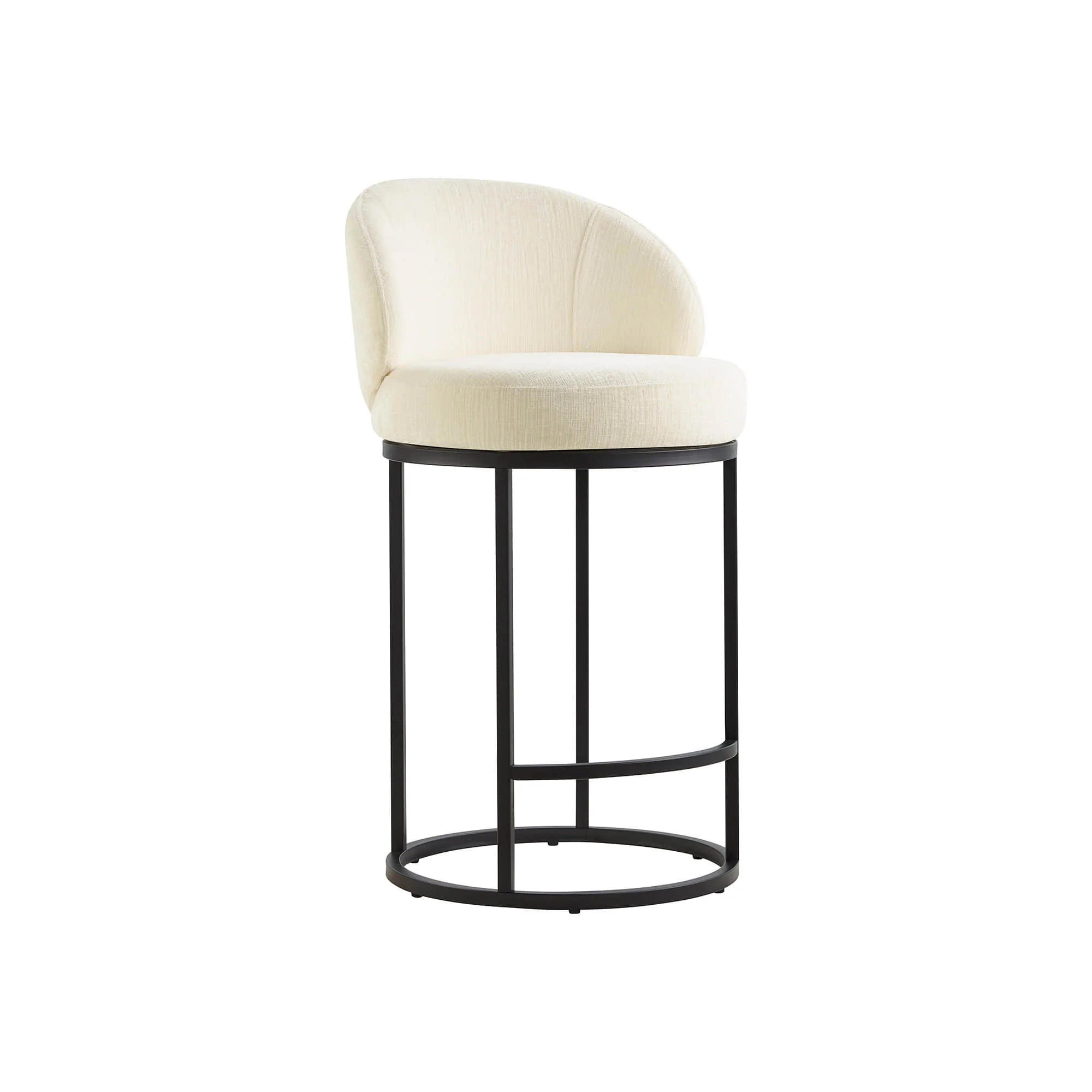 Tanya Modern Chenille Swivel Counter Stool (Set of 2) - Image 69