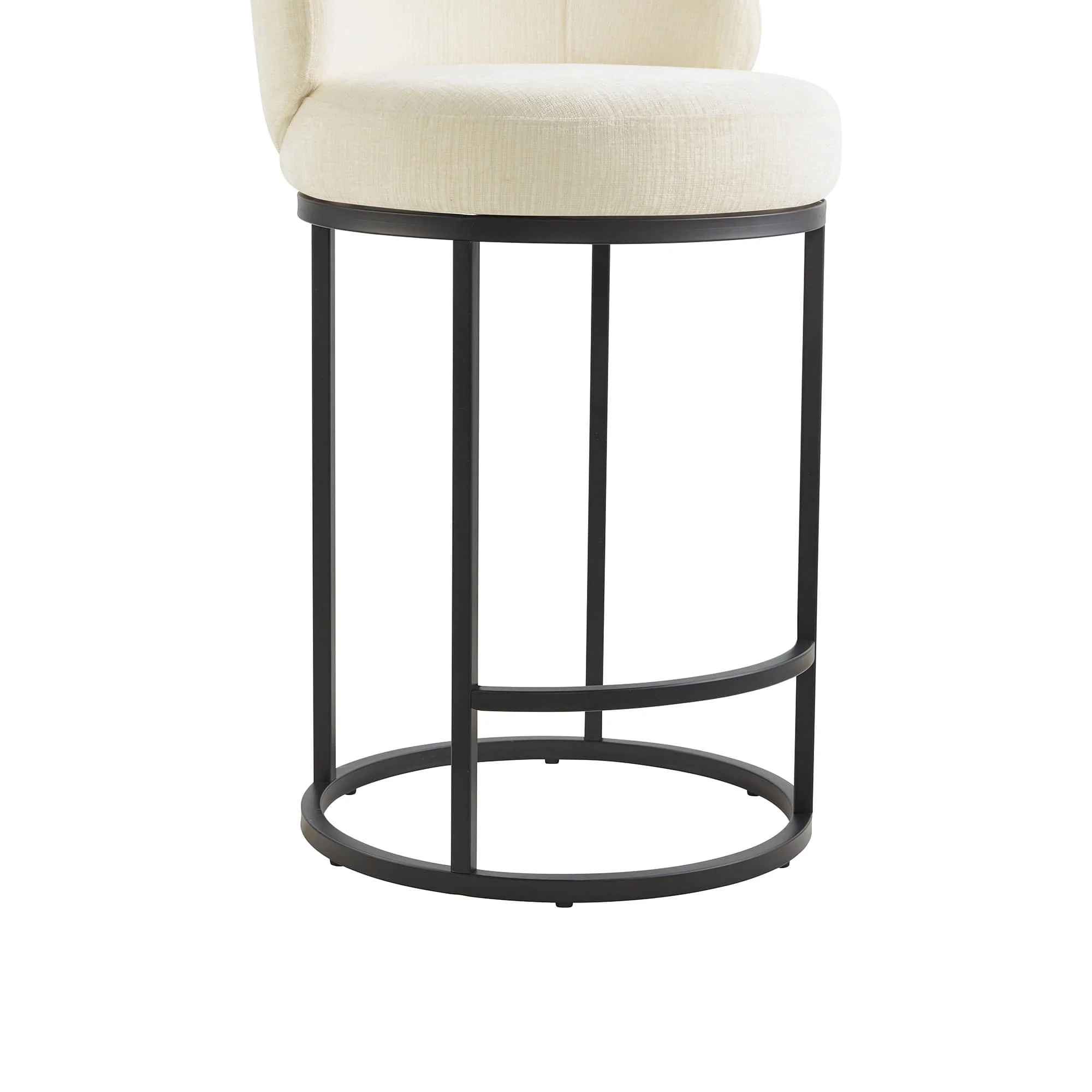 Tanya Modern Chenille Swivel Counter Stool (Set of 2) - Image 75