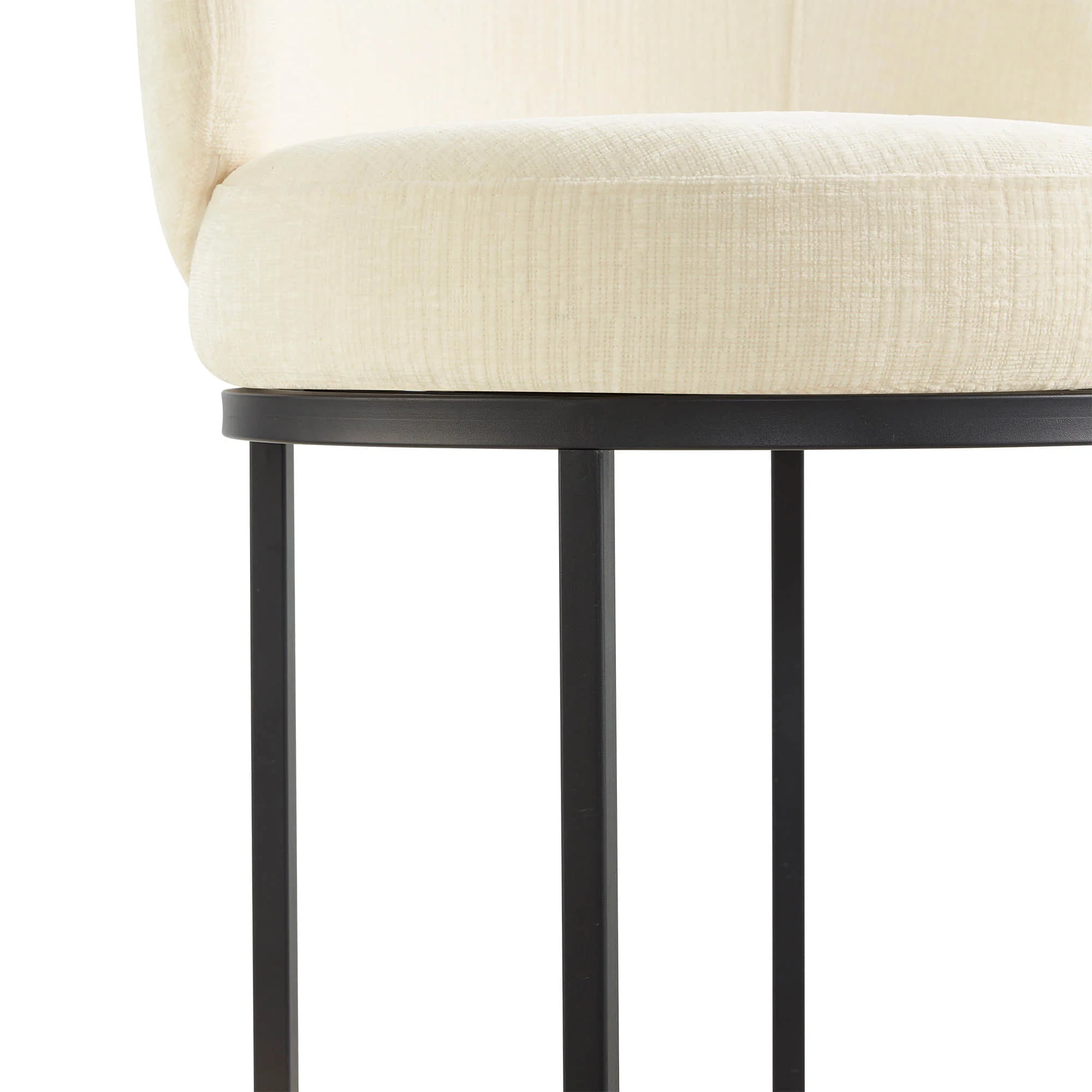 Tanya Modern Chenille Swivel Counter Stool (Set of 2) - Image 79